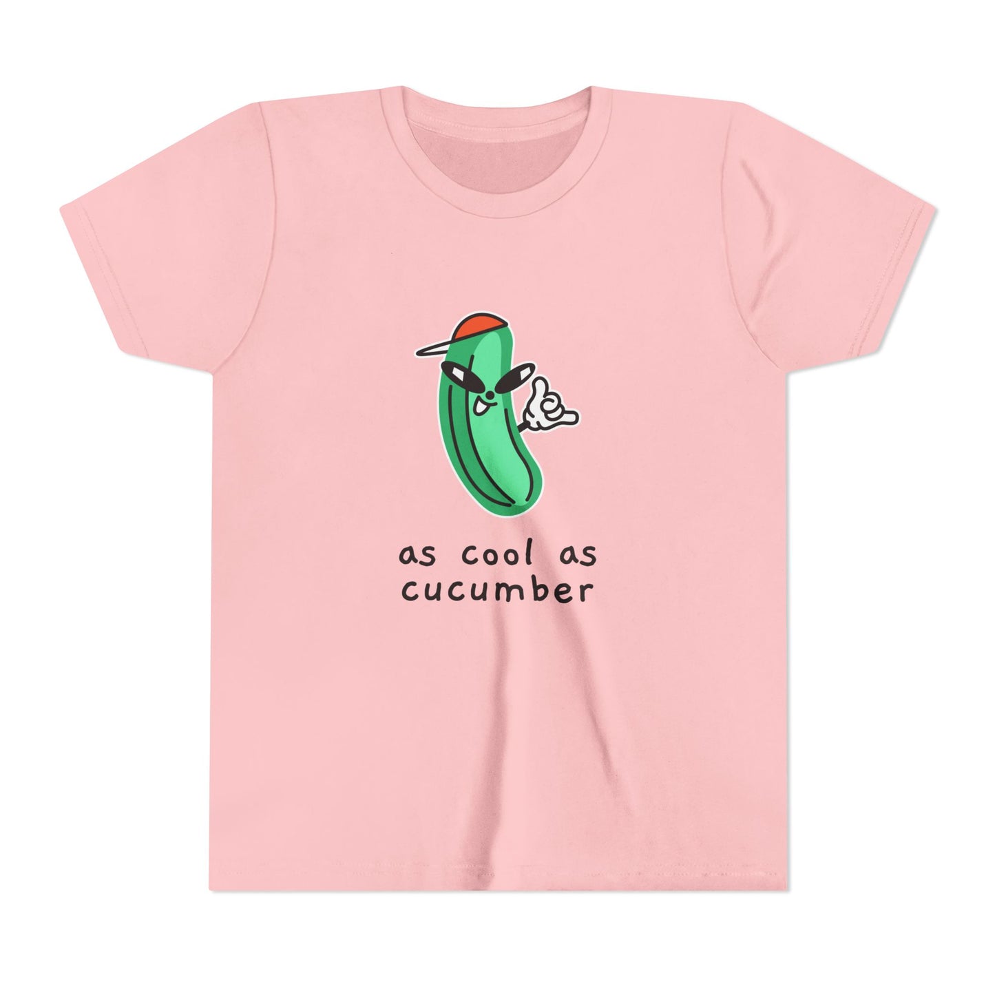 Fun T-shirt for Kids Cool Cucumber Youth Tee