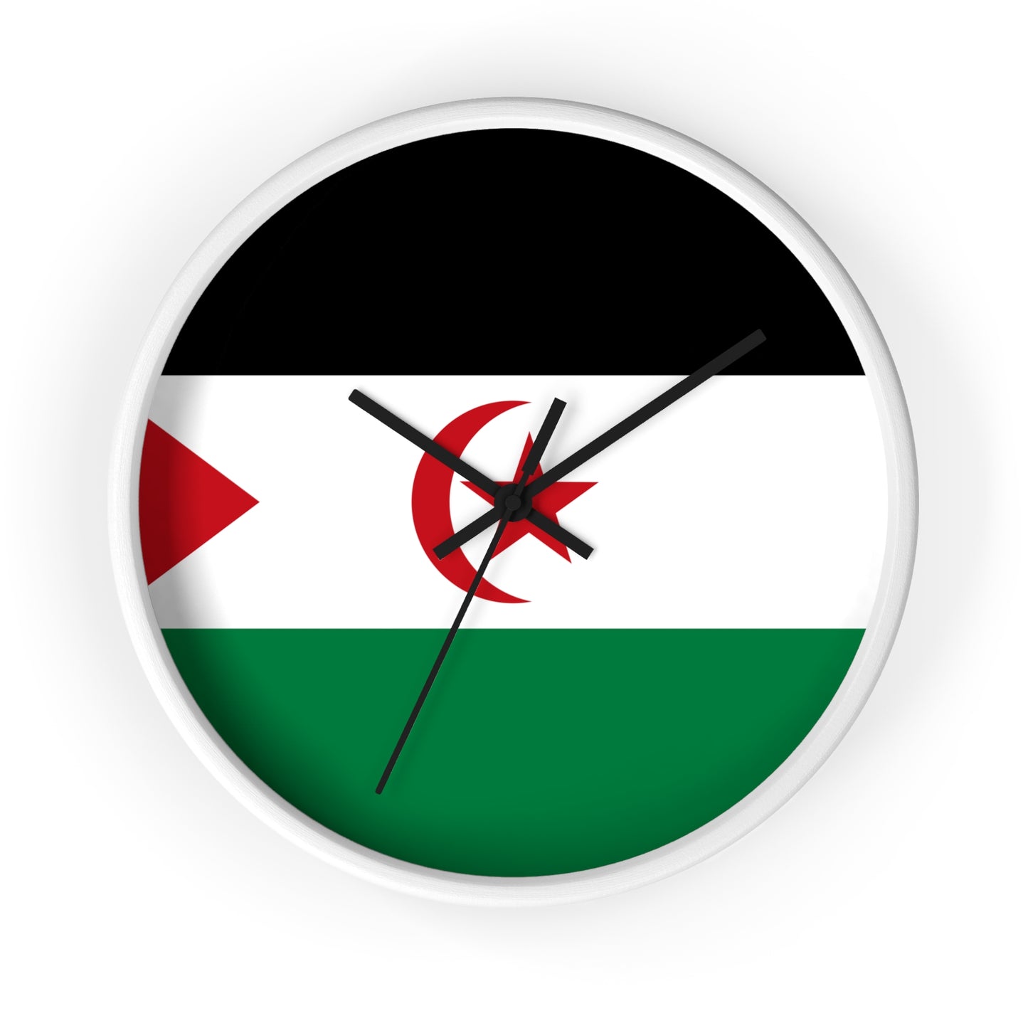 Sahrawi Arab Democratic Republic Flag Wall Clock