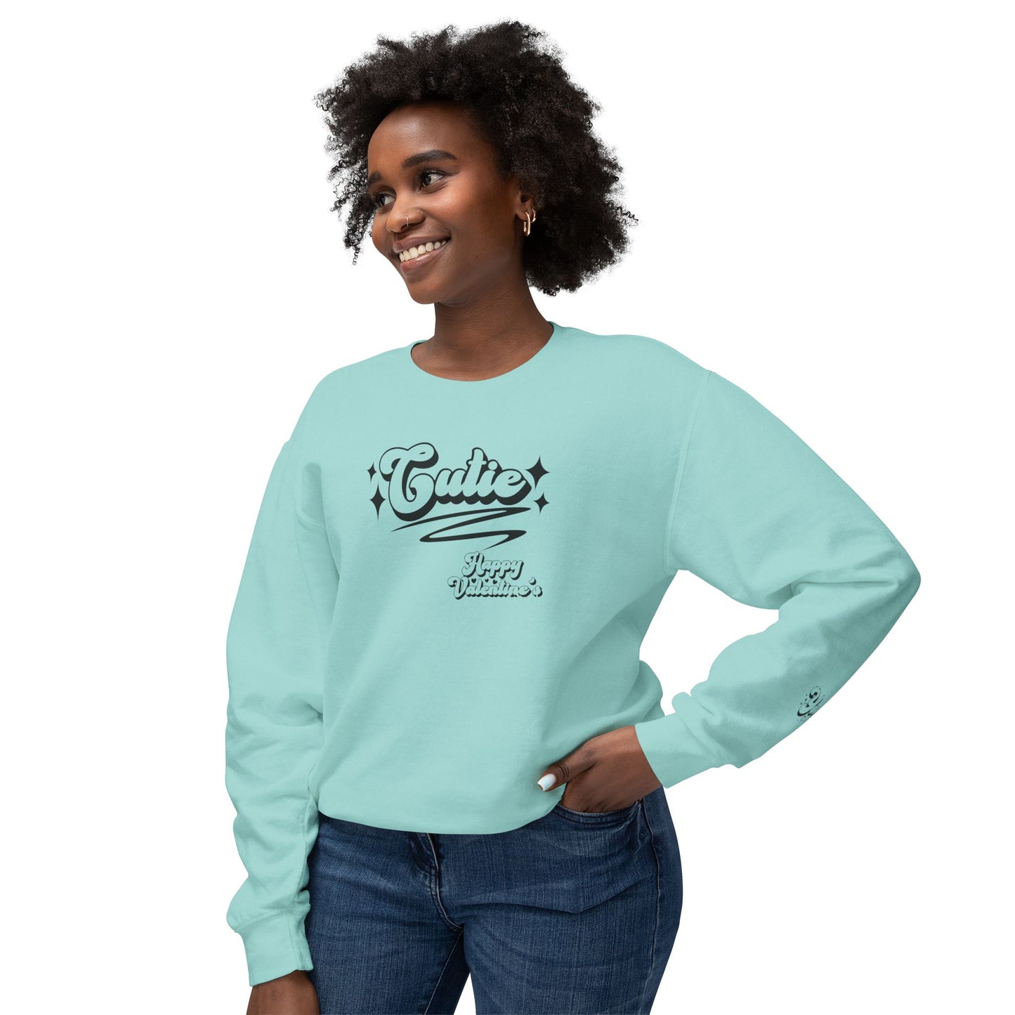 Women Sweatshirt Cutie Valentine - Perfect for Valentine's Day Outfit