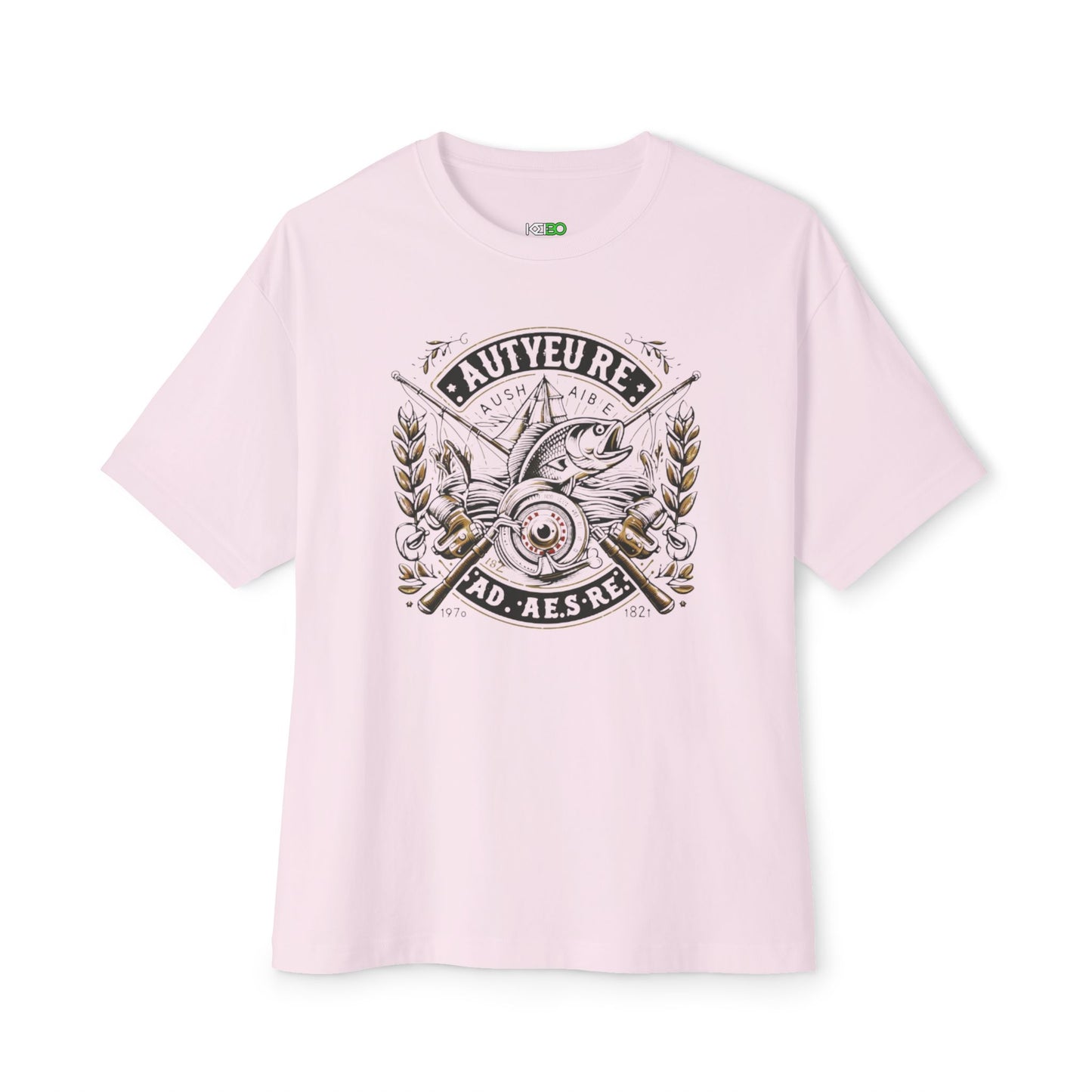 Vintage Autentique Oversized Tee - Casual Fishing T-Shirt