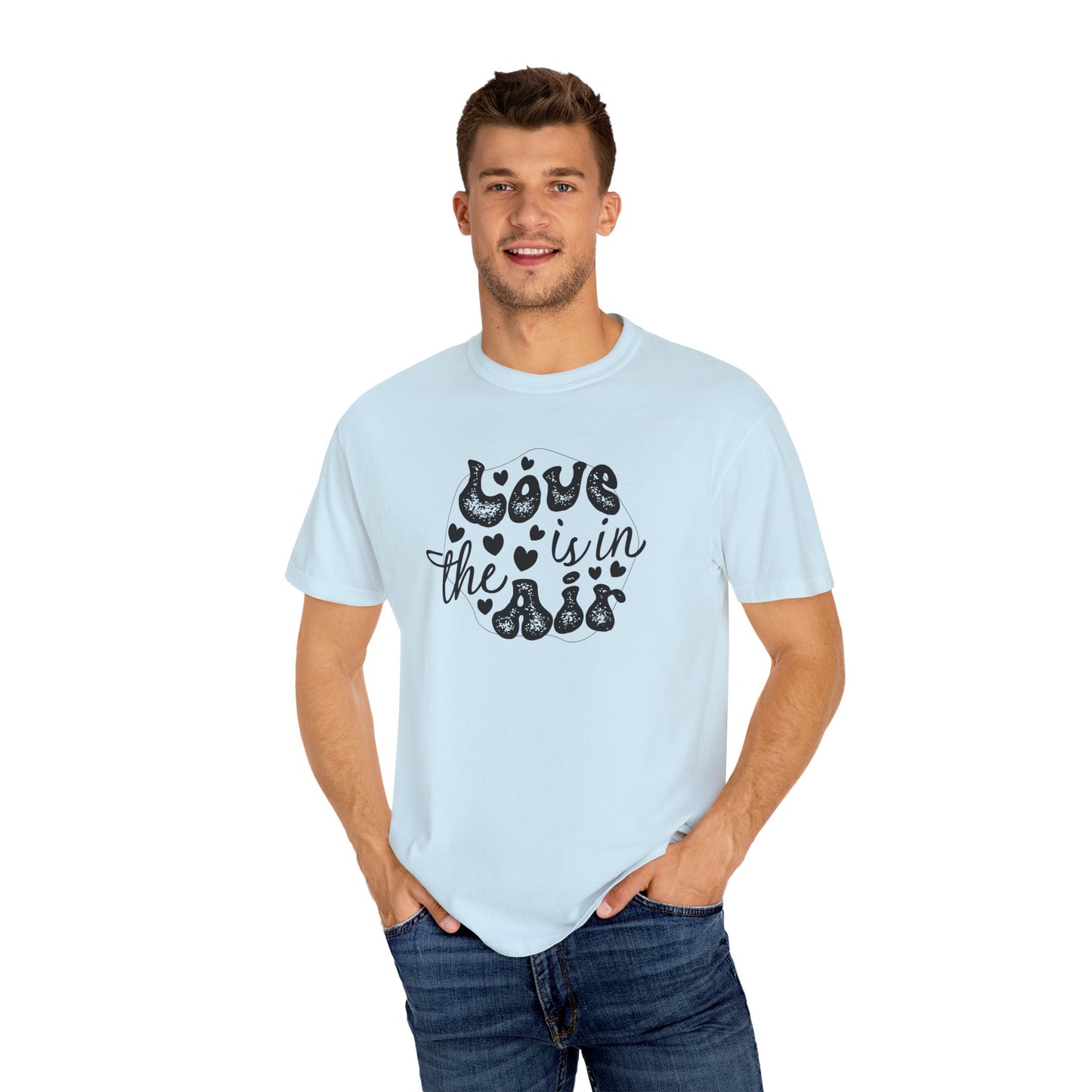 Women Graphic T-Shirt Love Is In The Air for Valentine's Day