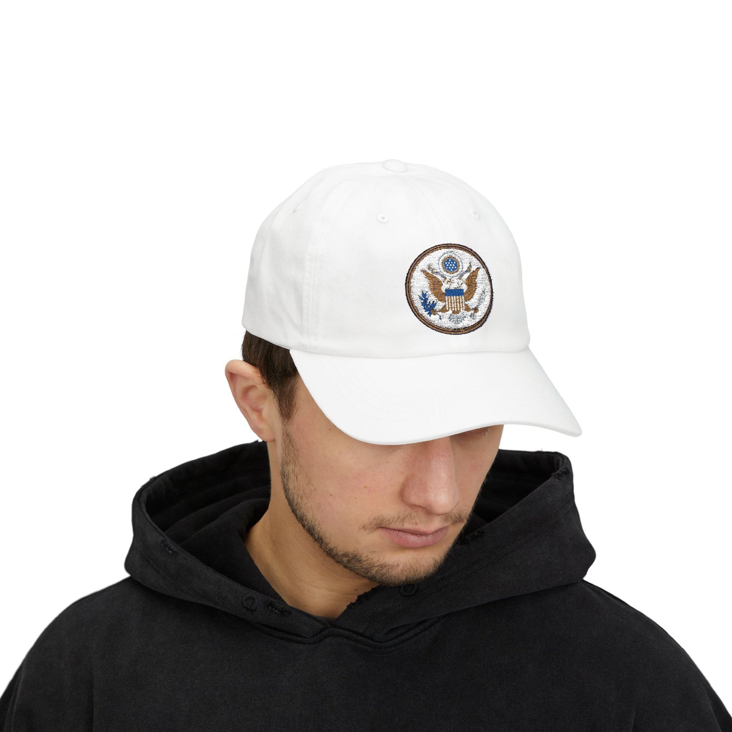 Classic Dad Cap with United States Seal - Casual Style for Patriotic Days