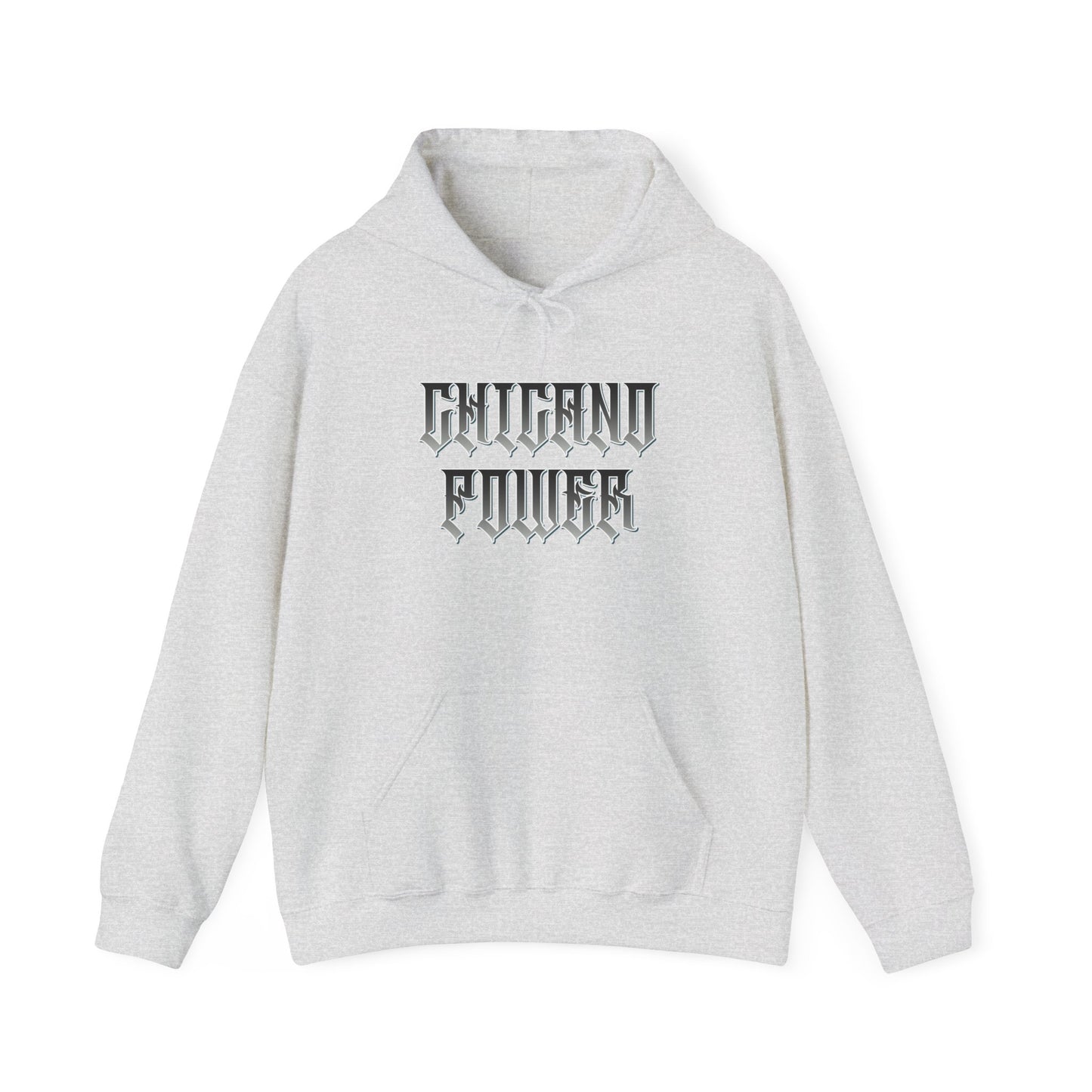 Men's Hooded Sweatshirt Chicano Power Skull Design