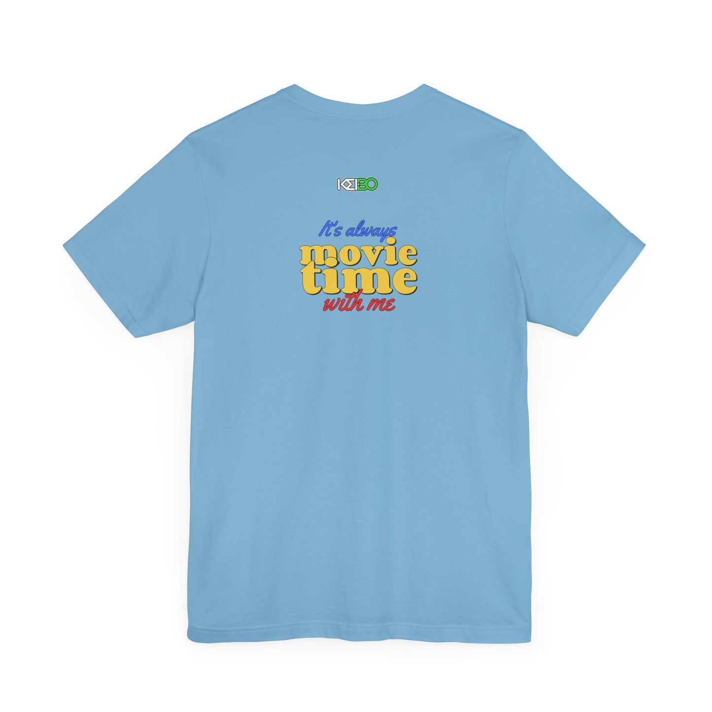 Movie Time Men's Jersey Tee - Fun Graphic T-Shirt for Film Lovers