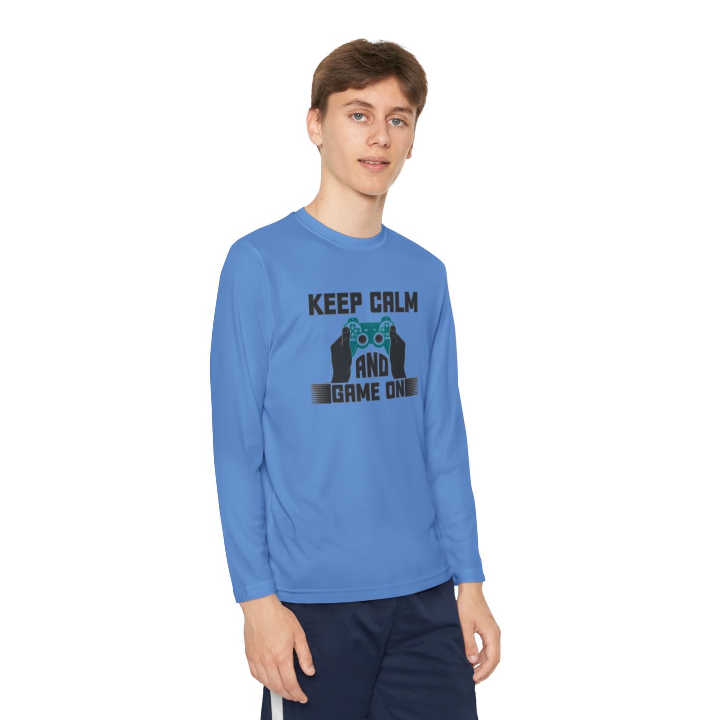 Kids Fun Gaming Long Sleeve Keep Calm and Game On