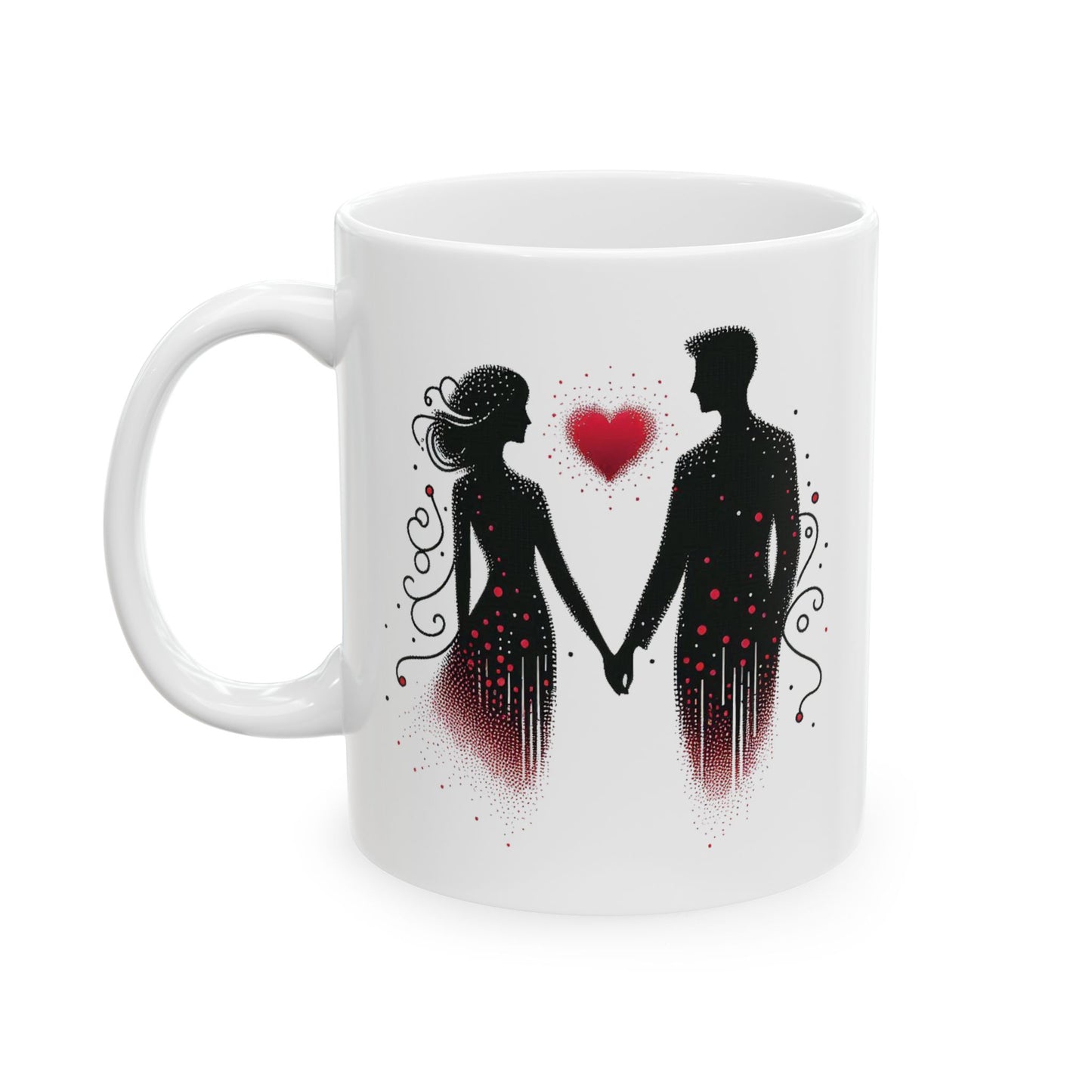 Romantic Love Quote Ceramic Mug 11oz Perfect for Couples & Anniversaries