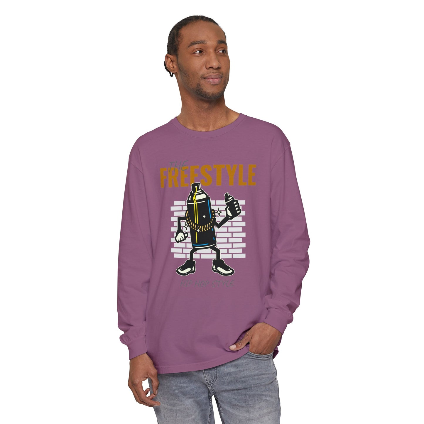 Men's Hip Hop Style Long Sleeve The Freestyle