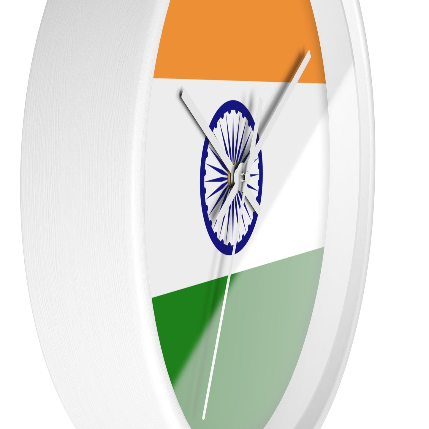 Indian Flag Wall Clock - Vibrant Home Decor for Patriotism and Celebrations