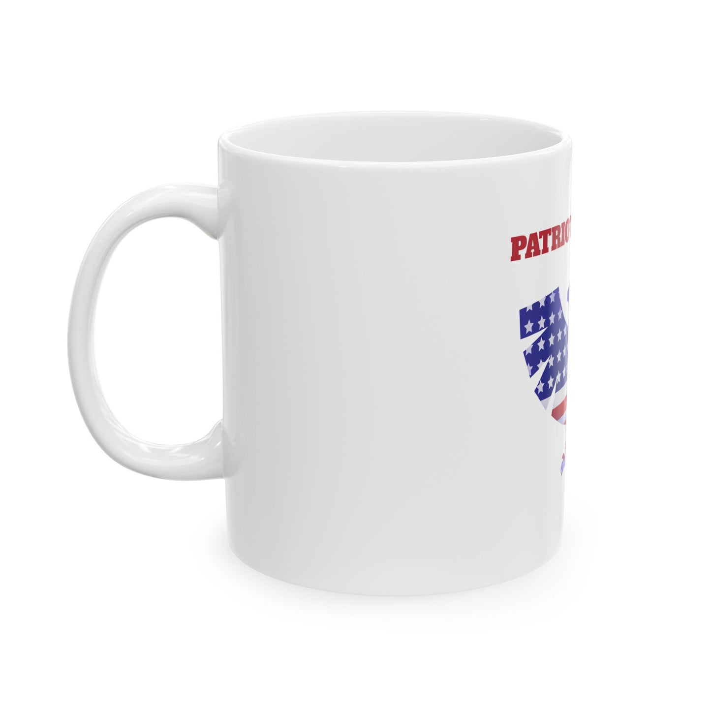 Patriotic Pride Ceramic Mug 11oz - Perfect for Fourth of July & Celebrations