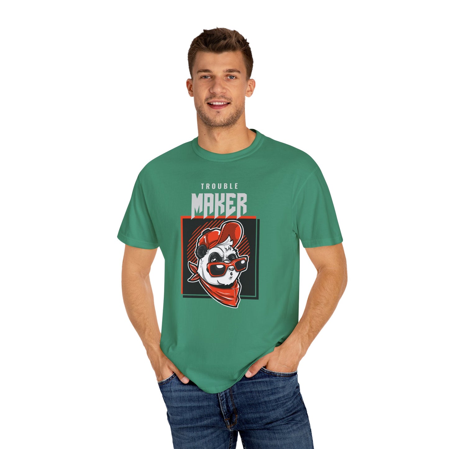 Men's Graphic T-Shirt Trouble Maker Playful & Bold