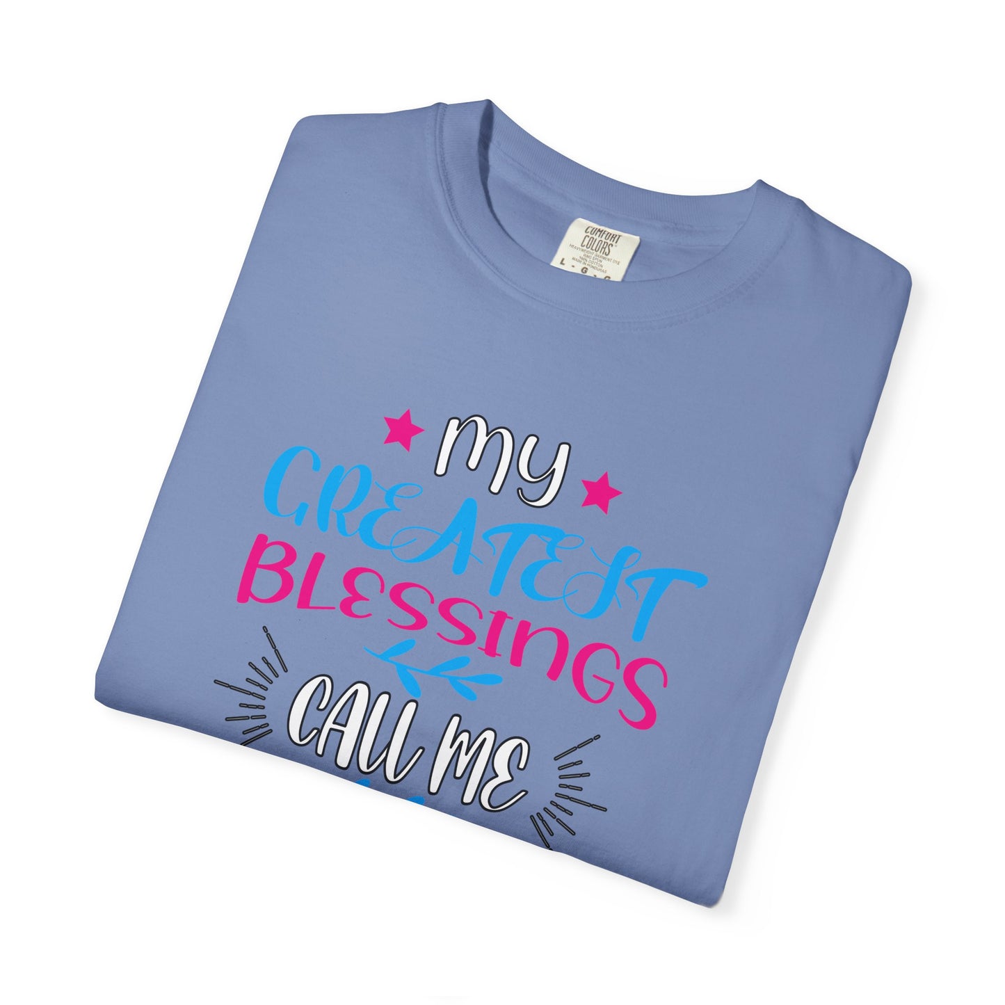 Men's Fatherhood Personalized Blessings T-Shirt