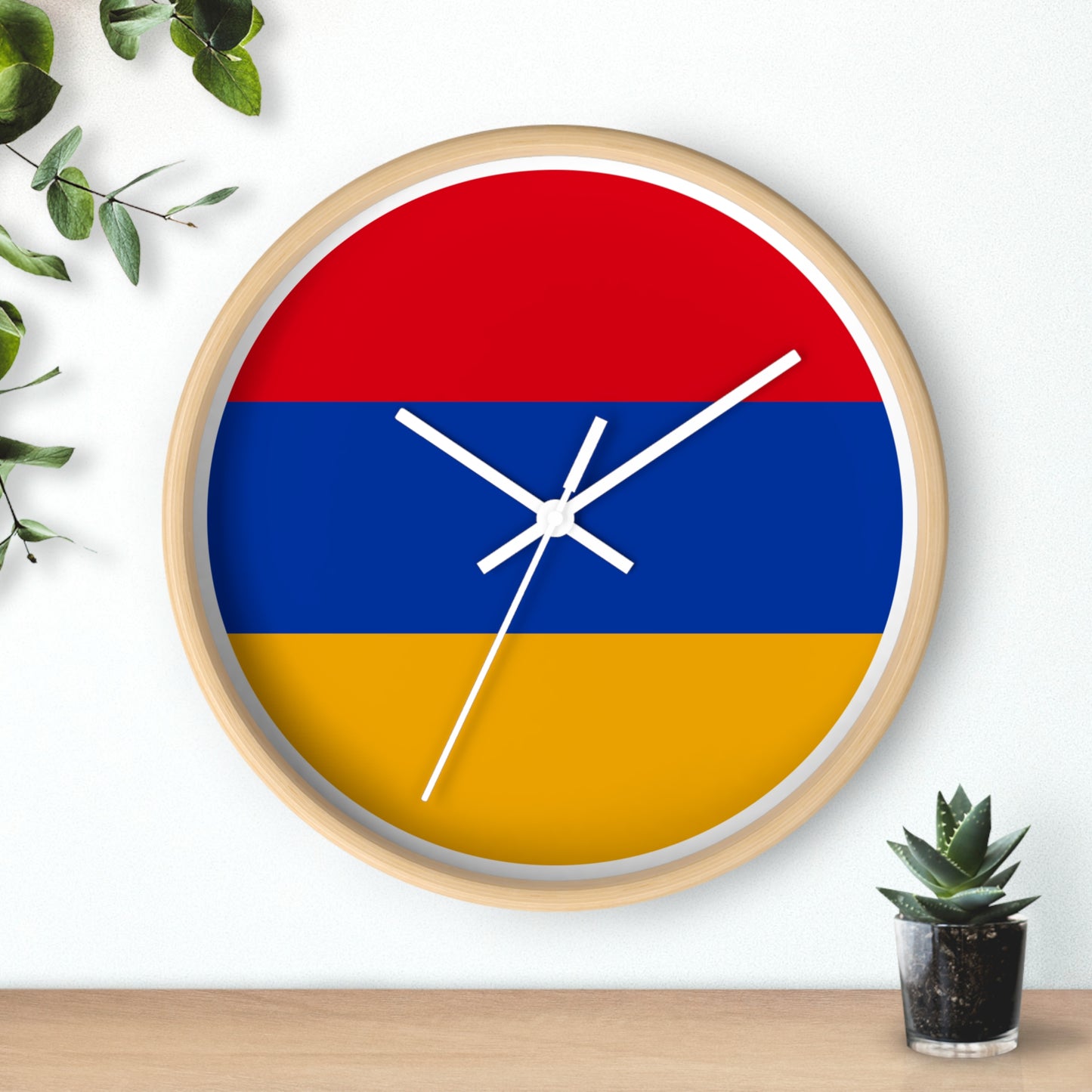 Armenian Flag Wall Clock - Vibrant Home Décor for National Pride