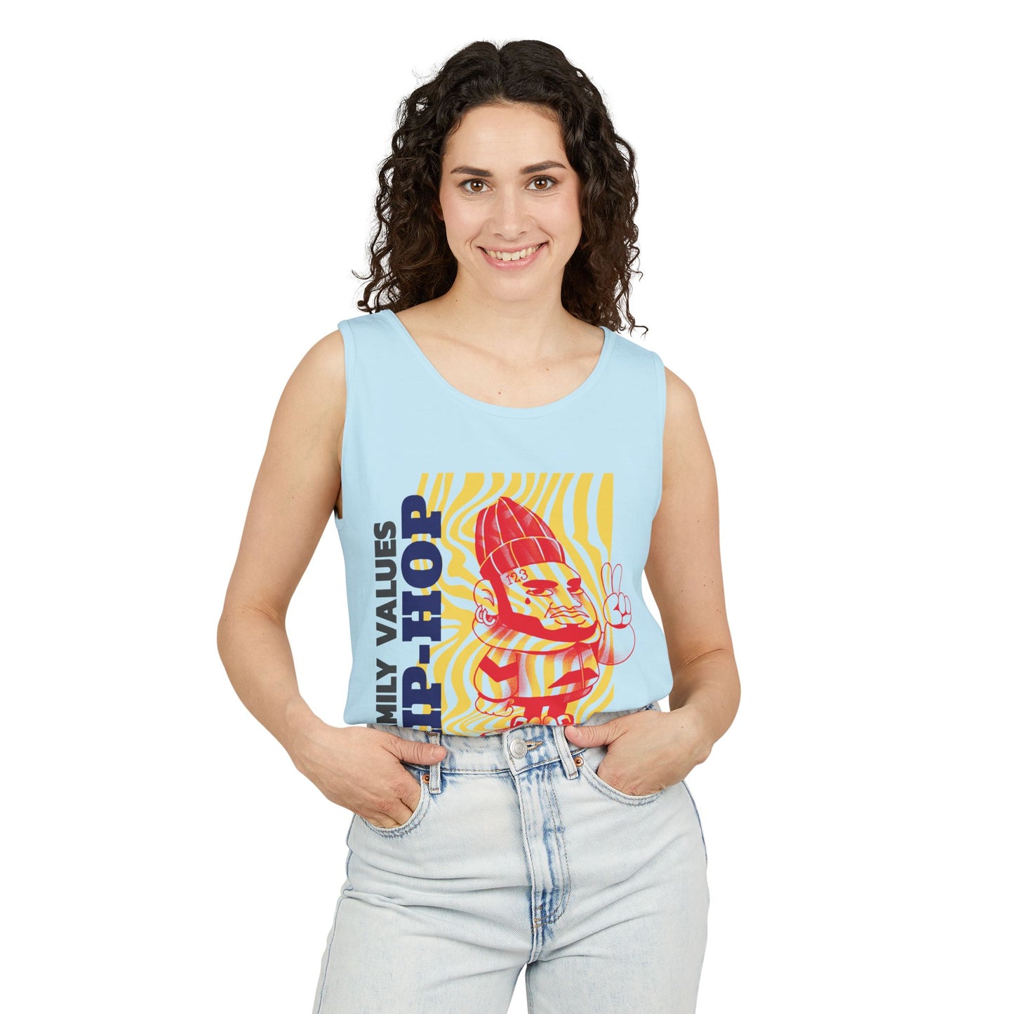 Men's Hip-Hop Vibes Tank Top Graphic Family Values