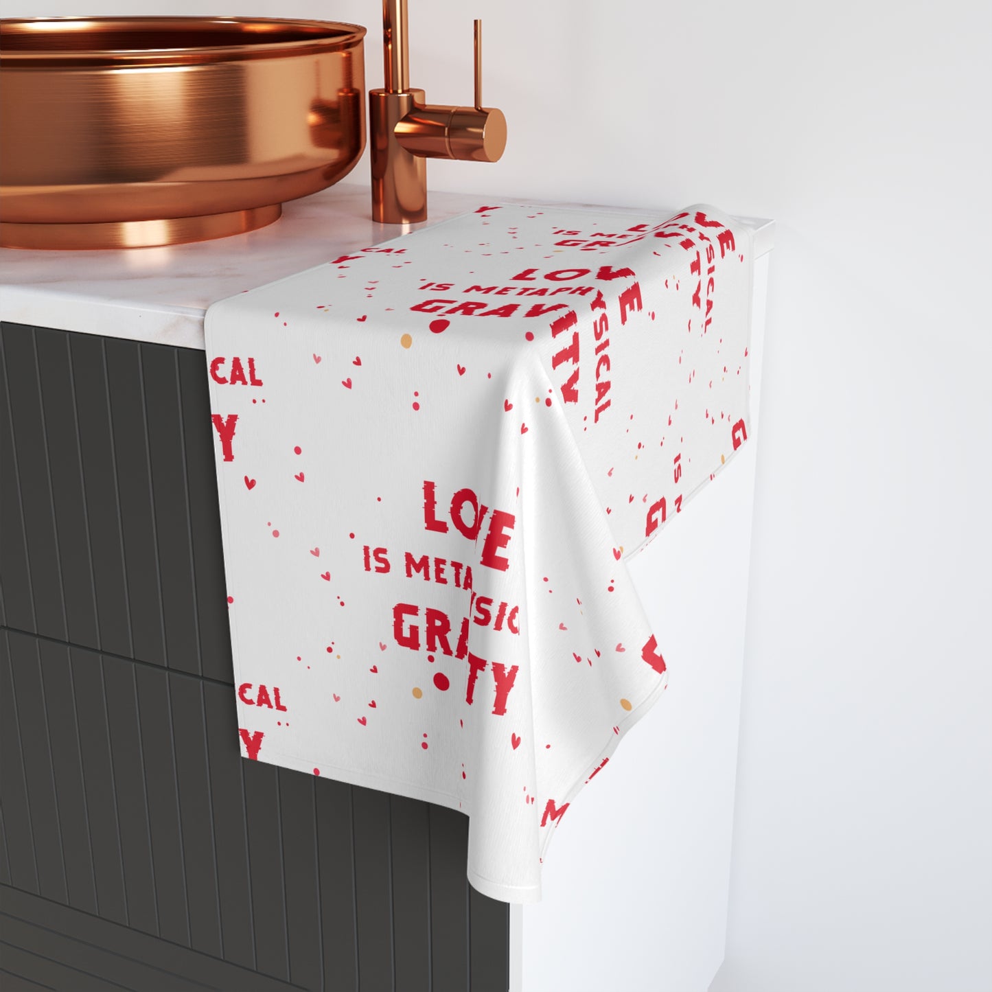 Romantic Hand Towel - Valentine's Day Gift