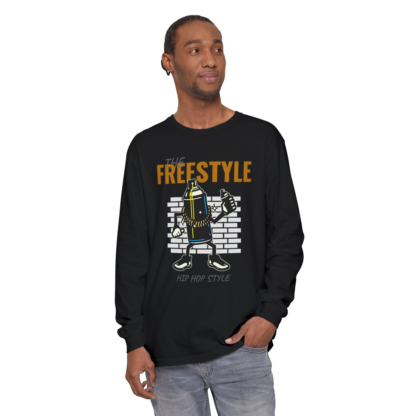 Men's Hip Hop Style Long Sleeve The Freestyle