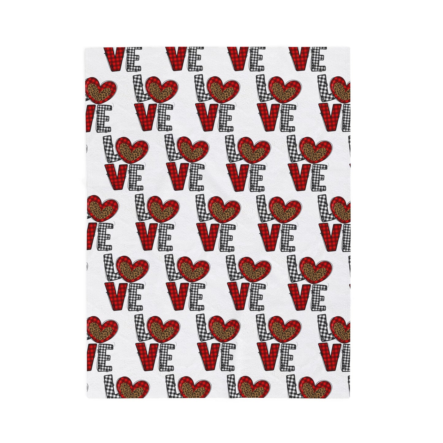 Valentine Love Plush Blanket for Comfort & Gifting