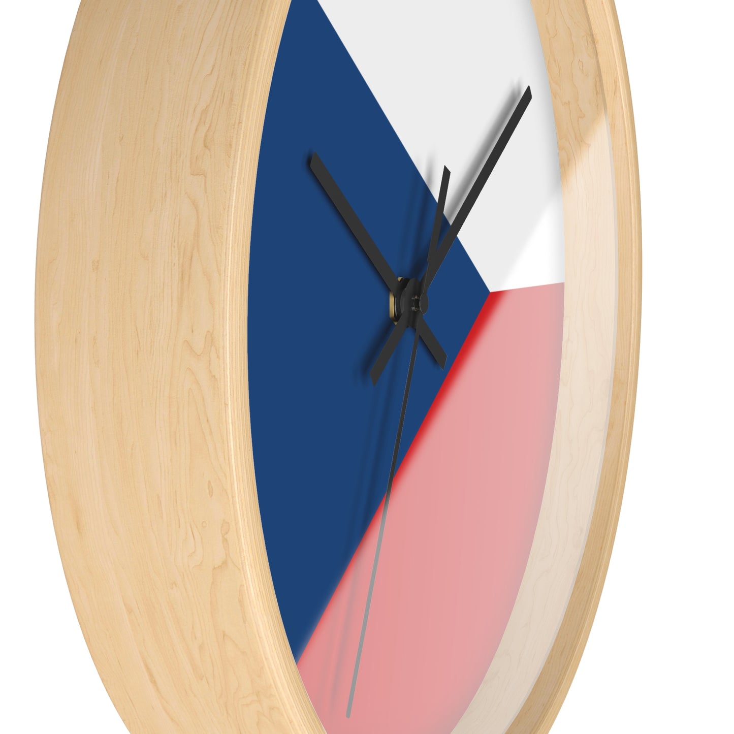 Czech Republic Flag Wall Clock - Stylish Home Decor for Proud Patrons