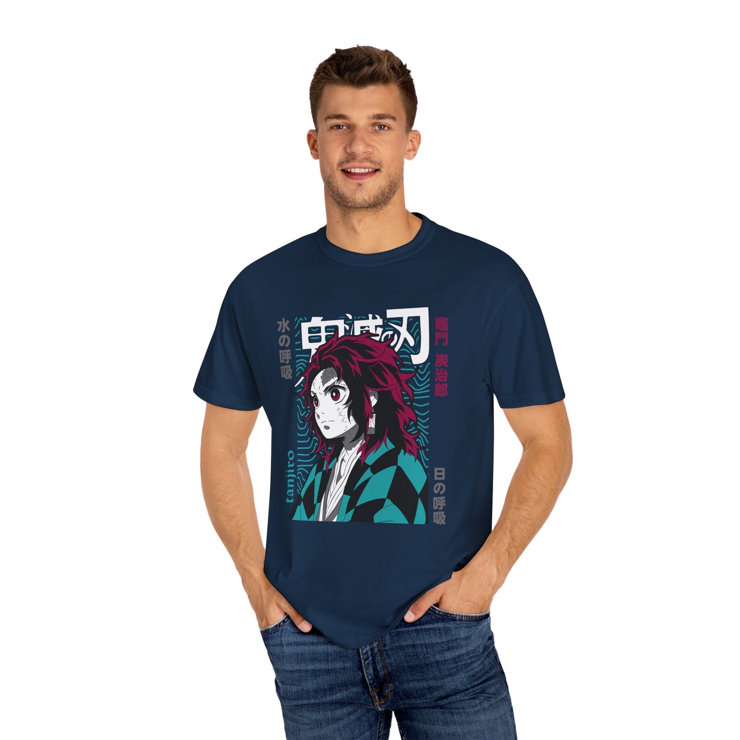 Unisex Anime-Inspired Tanjiro Design T-Shirt