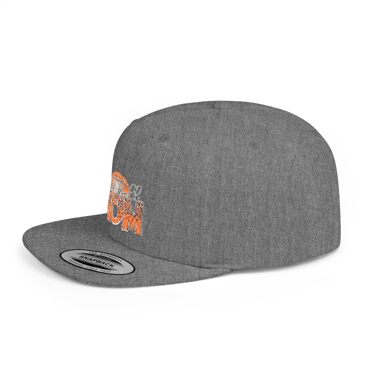 Women's Flat Snapback Cap Basketball Mom – Ideal Gift for Sports Moms