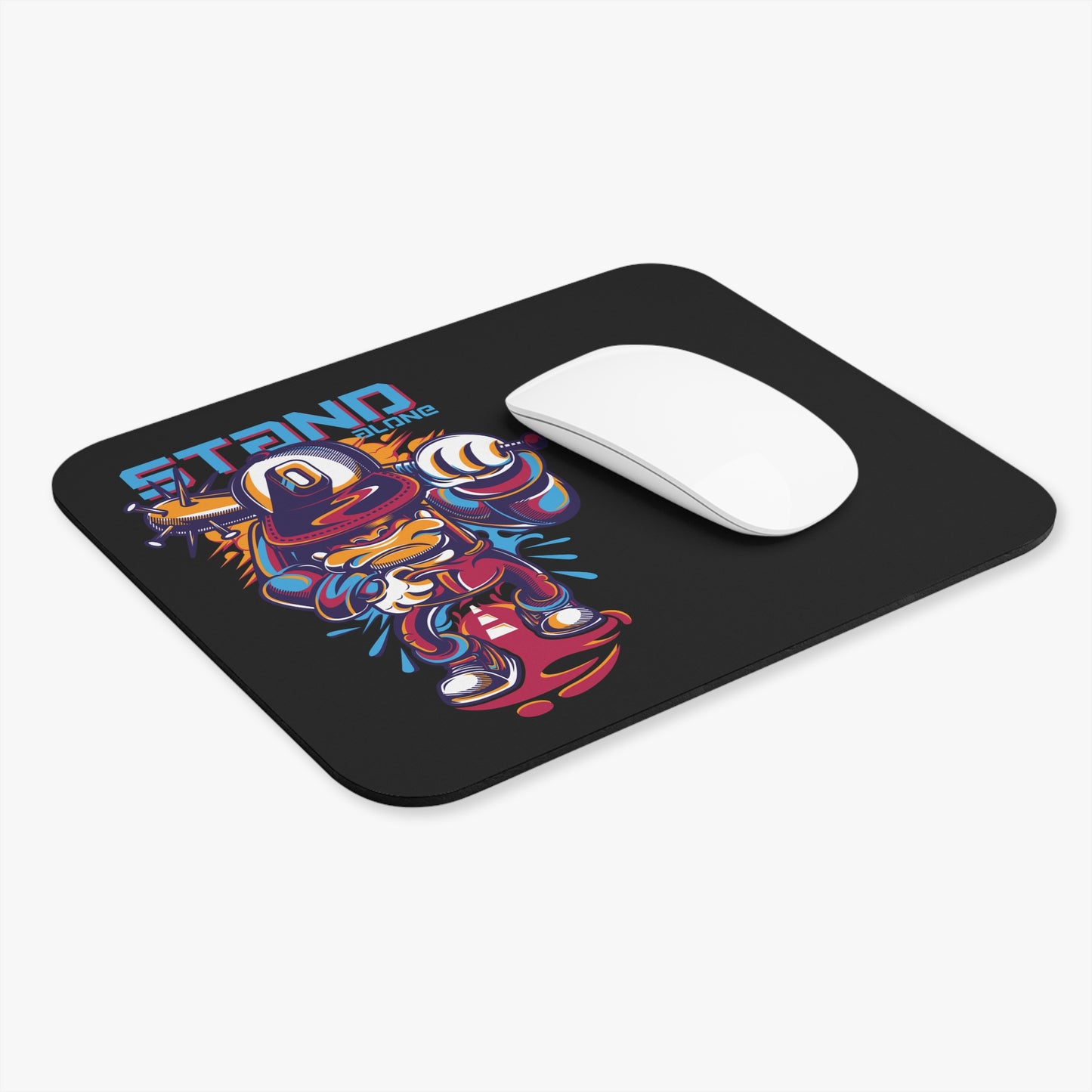 Unique Graphic Mouse Pad - Stand Alone Design, Perfect for Gamers & Creatives