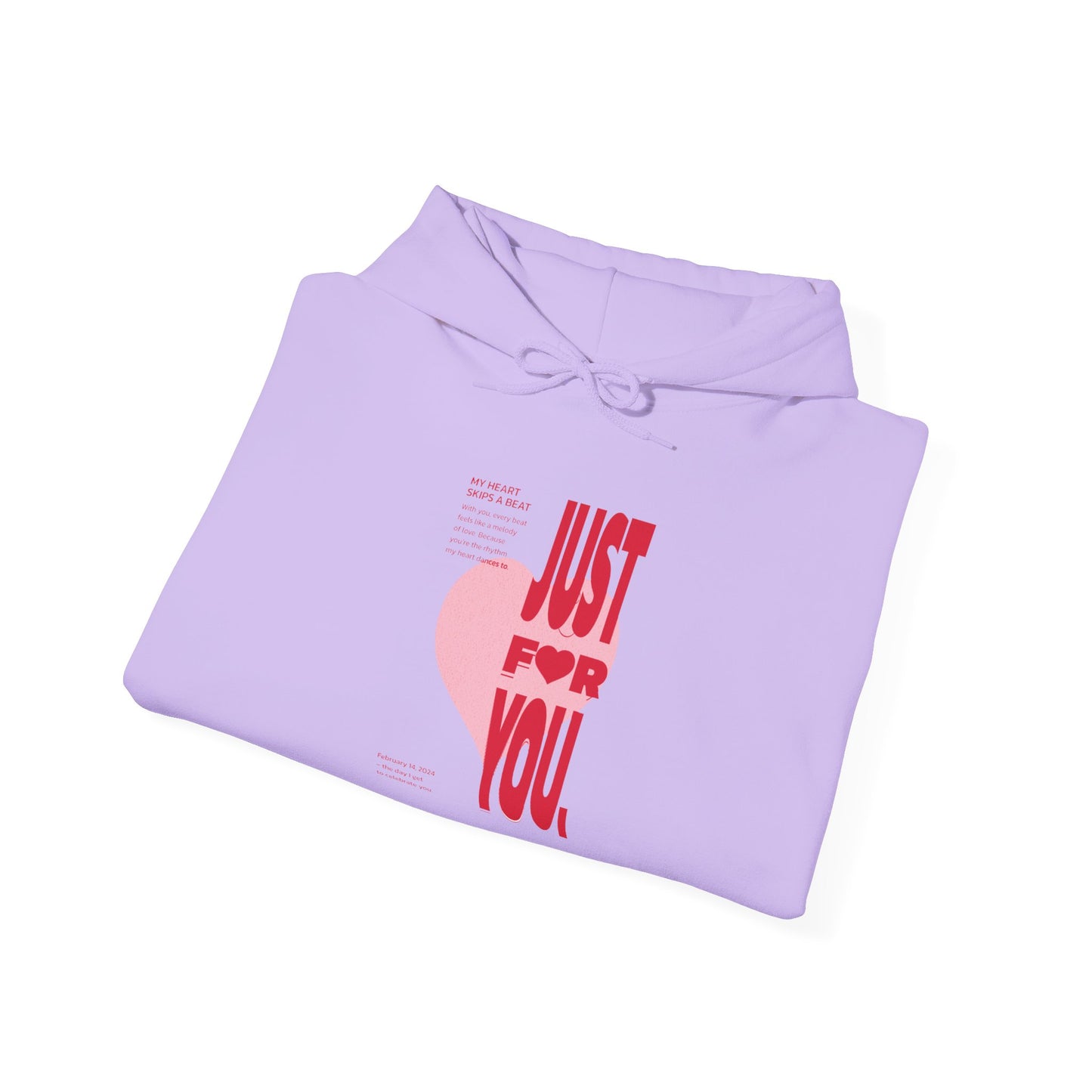 Women Love Story Hooded - "Just For You" Valentine's Day Vibe