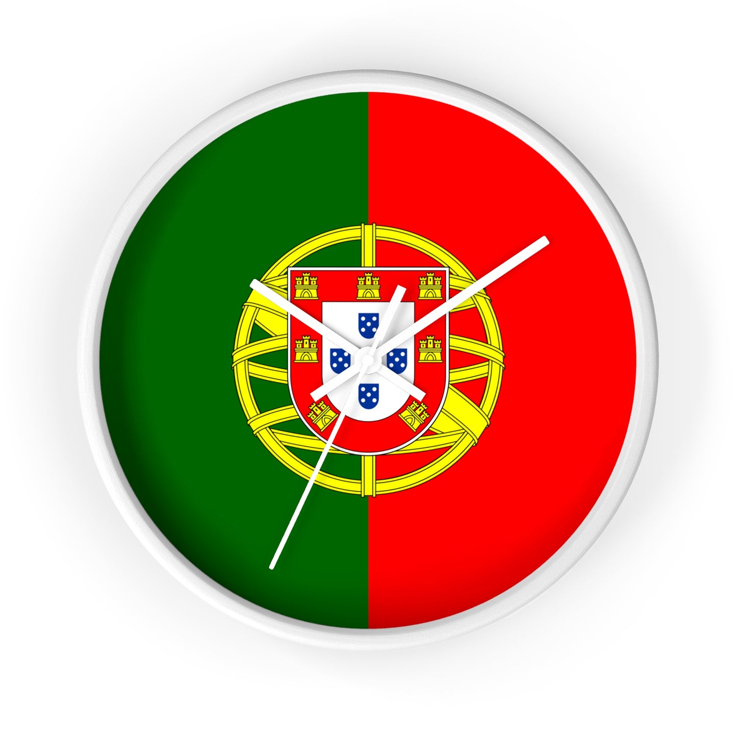 Portuguese Flag Wall Clock - Celebrate Your Heritage at Home