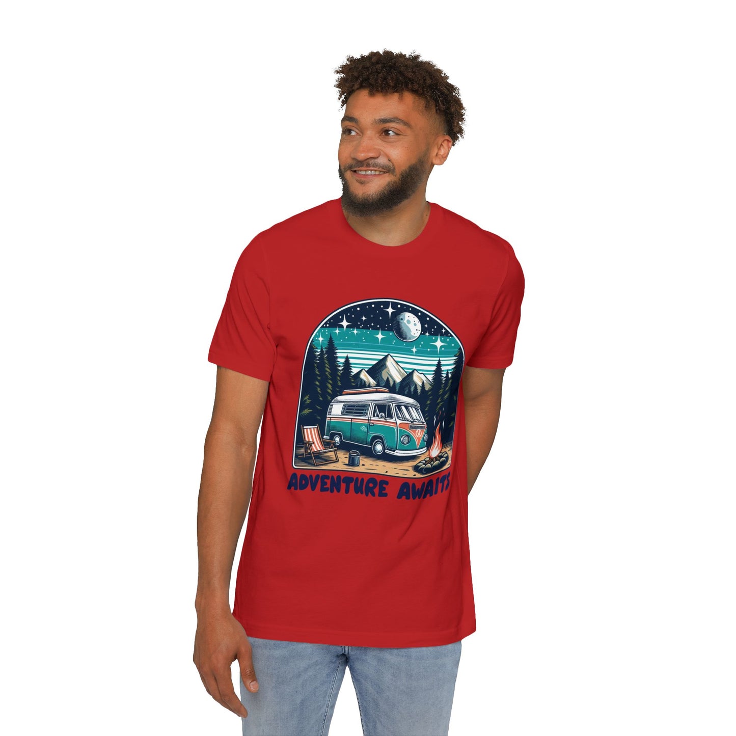 Adventure Awaits Men's T-Shirt - USA-Made Adventure Enthusiast