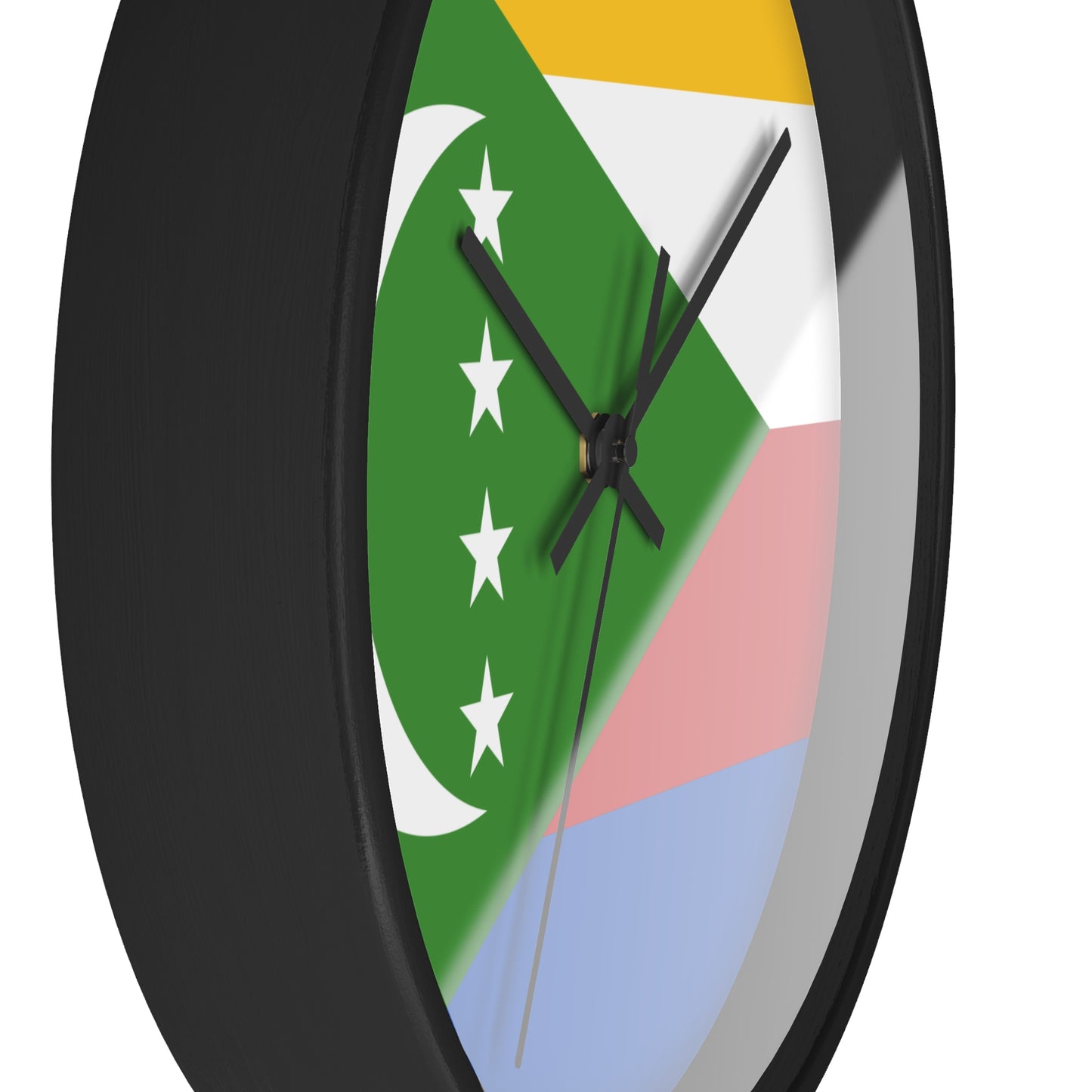 Comoros Flag Wall Clock - Vibrant, Stylish Home Decor for Flag Enthusiasts