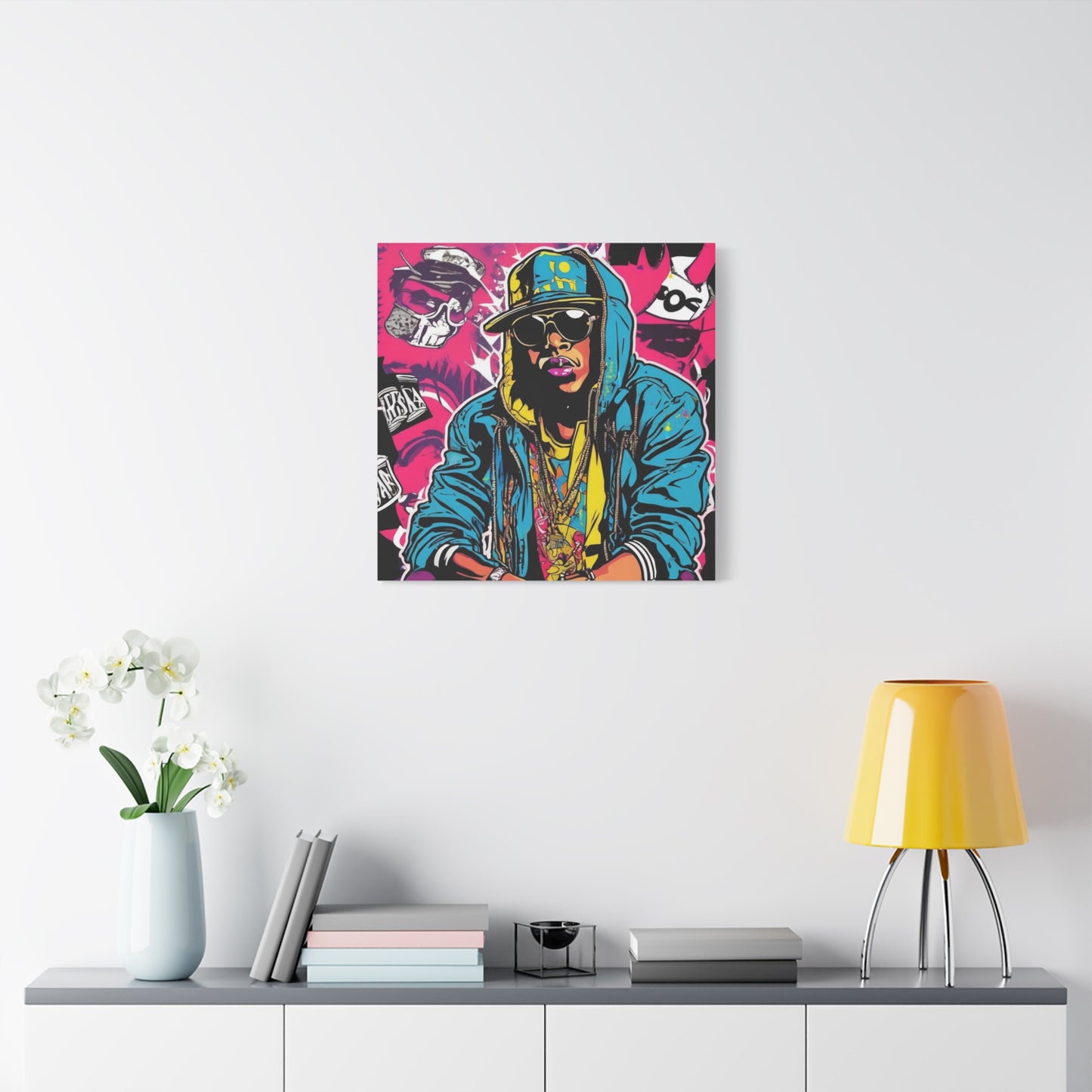 Urban Art Canvas Print: Vibrant Hip-Hop Street Style