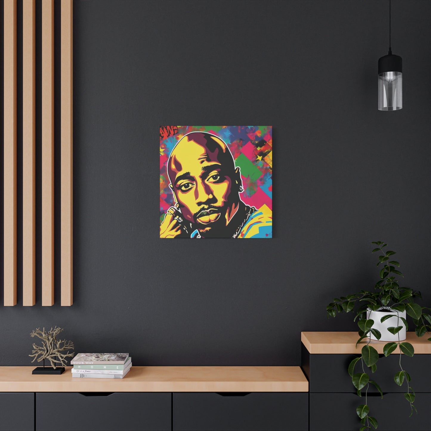2Pac Matte Canvas, Stretched, 1.25"