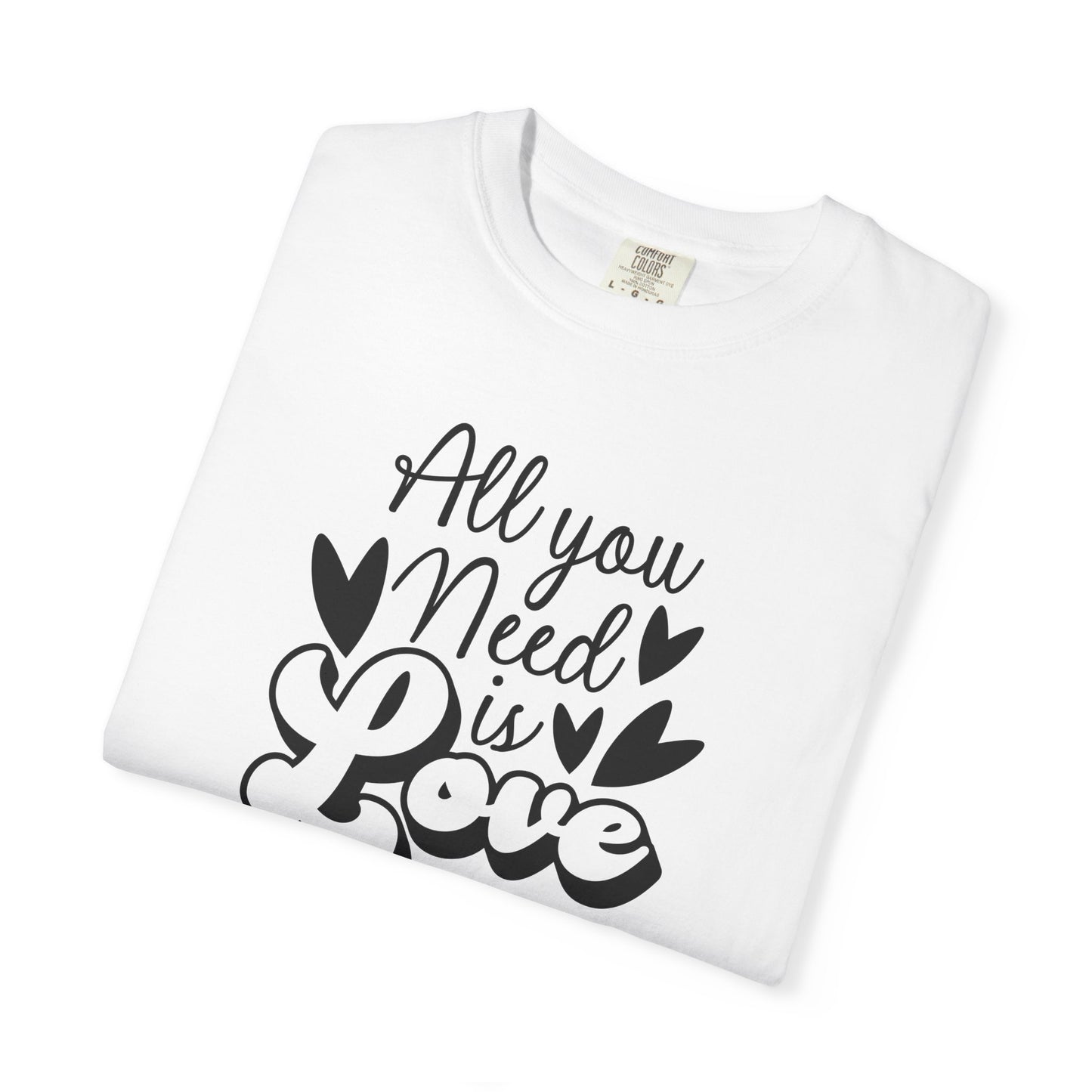 Women Graphic T-Shirt All You Need Is Love for Valentine's Day