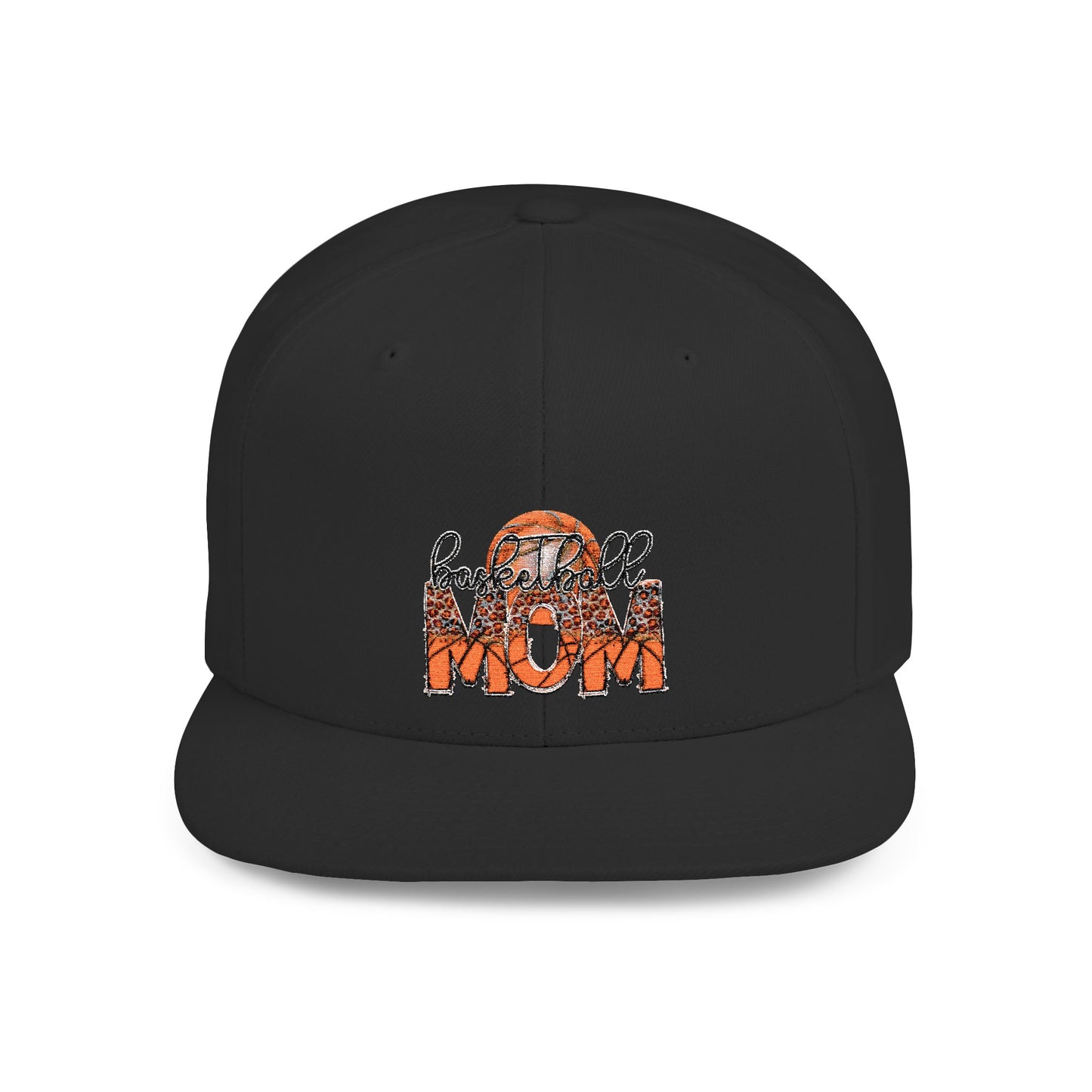 Women's Flat Snapback Cap Basketball Mom – Ideal Gift for Sports Moms