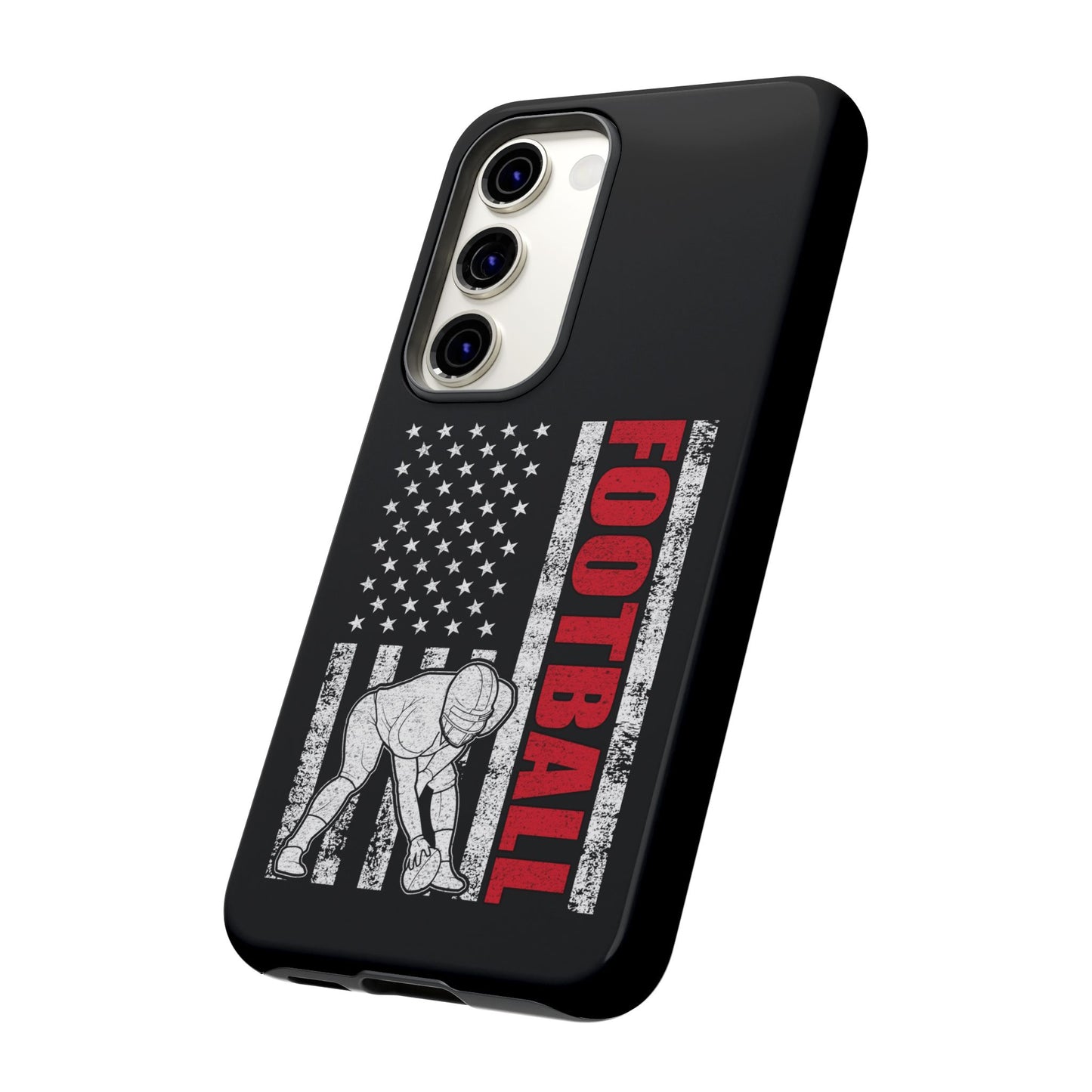 Football American Flag Phone Case - Tough Cases for Fans