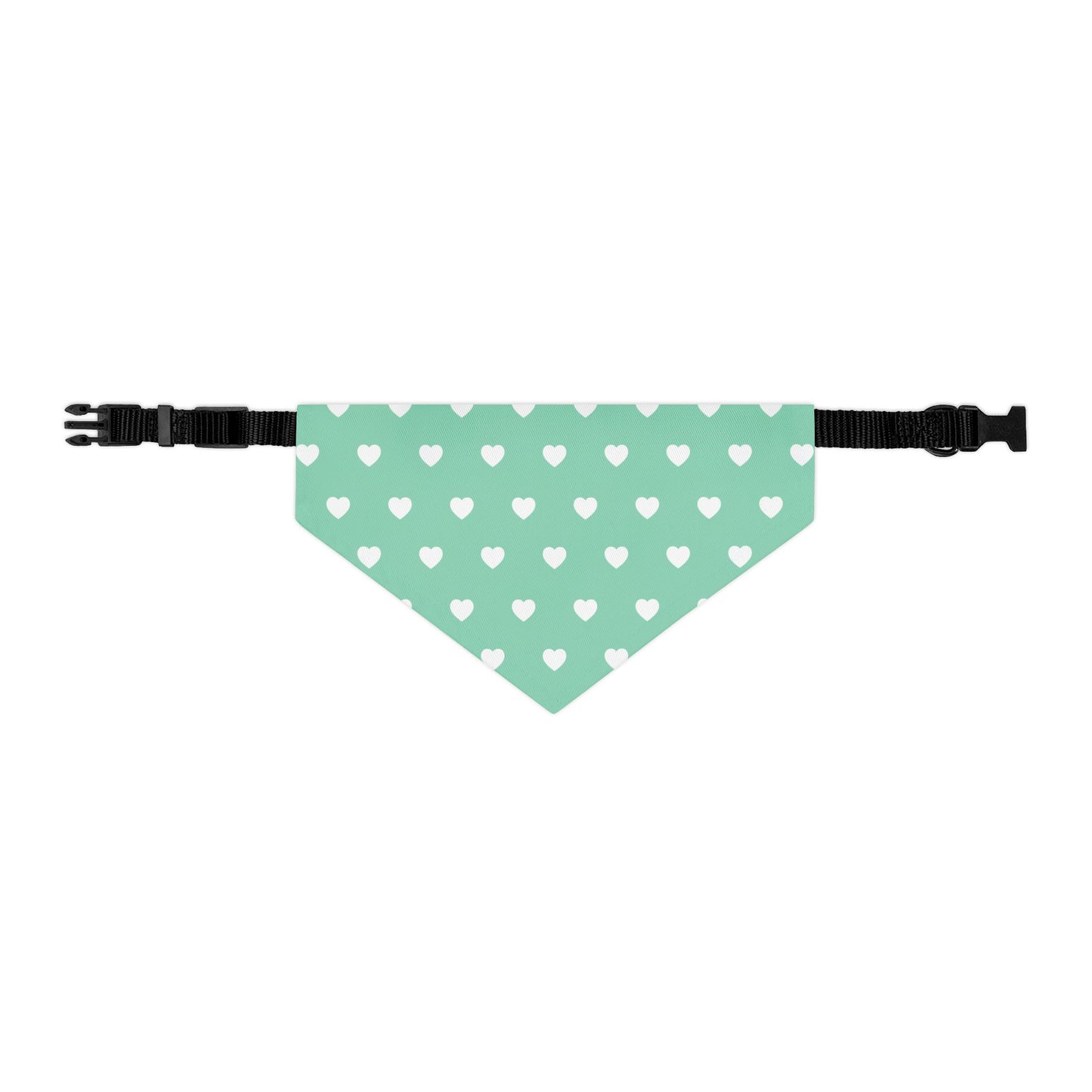 Love Heart Pattern Pet Bandana Collar for Dogs