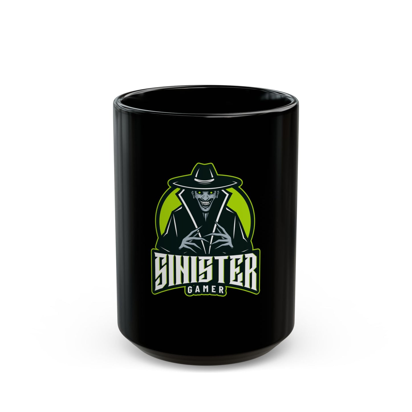 Sinister Gamer Black Mug – Perfect for Coffee & Gaming Enthusiasts