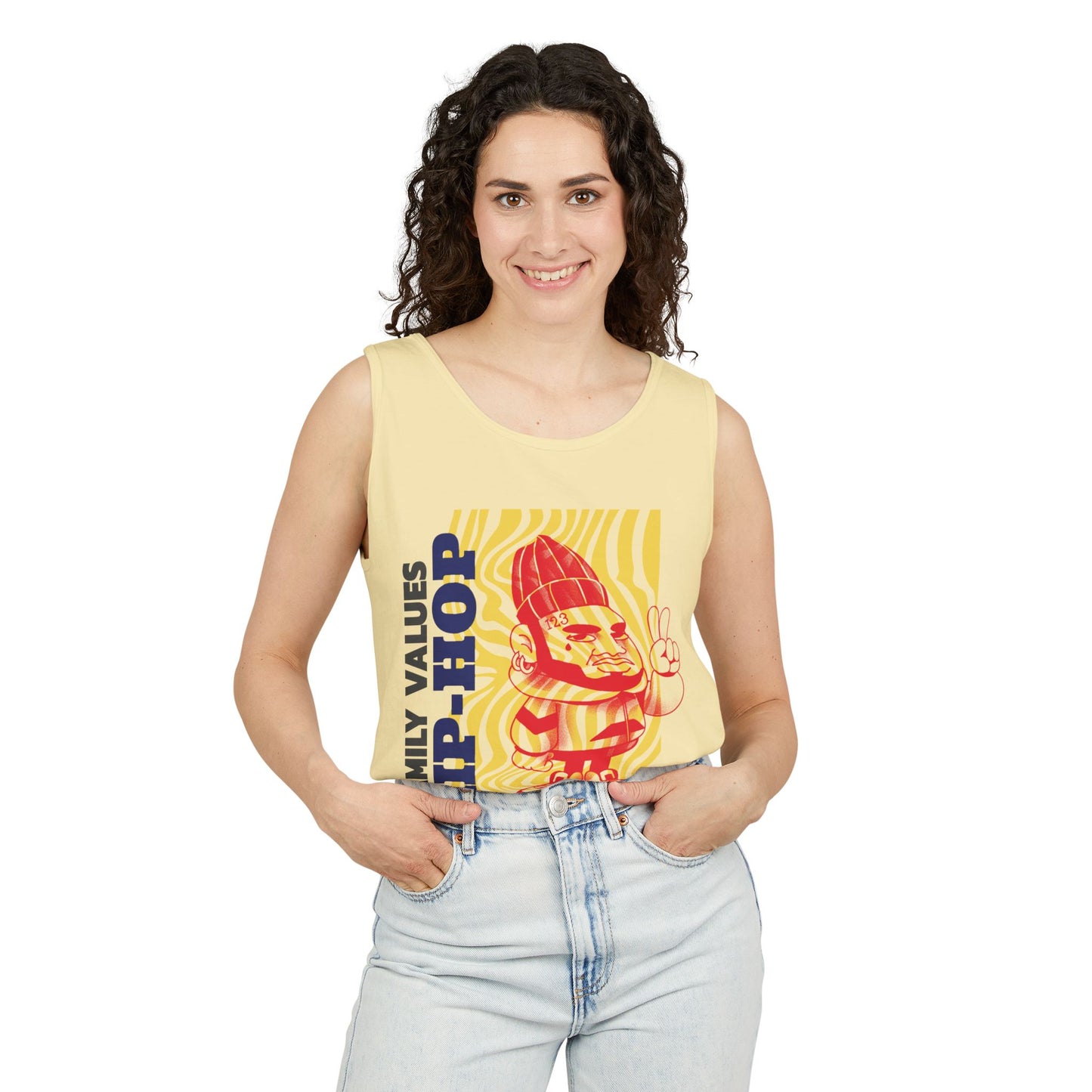 Men's Hip-Hop Vibes Tank Top Graphic Family Values