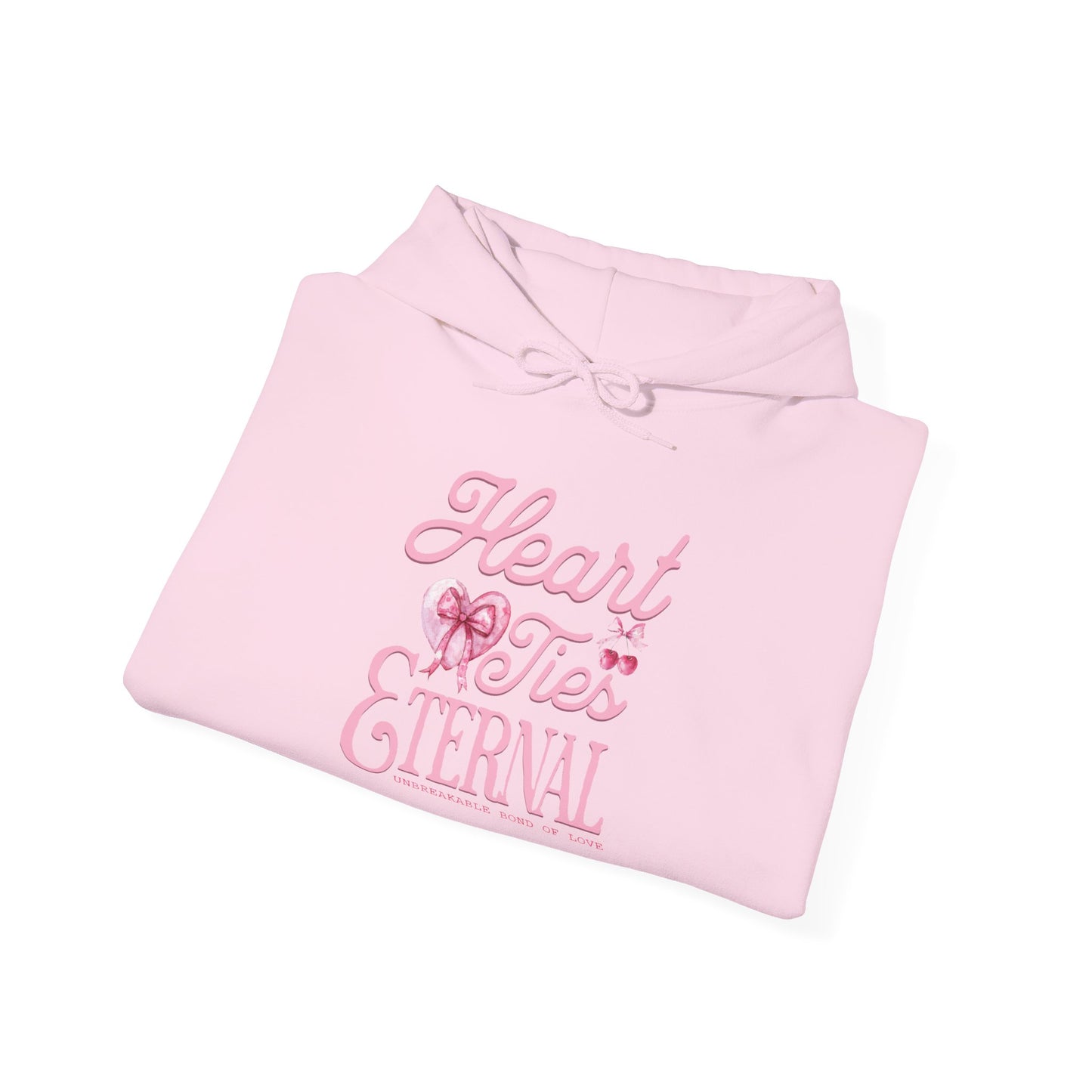 Women Love Vibes Hooded - "Heart Ties Eternal" Valentine's Day Vibes