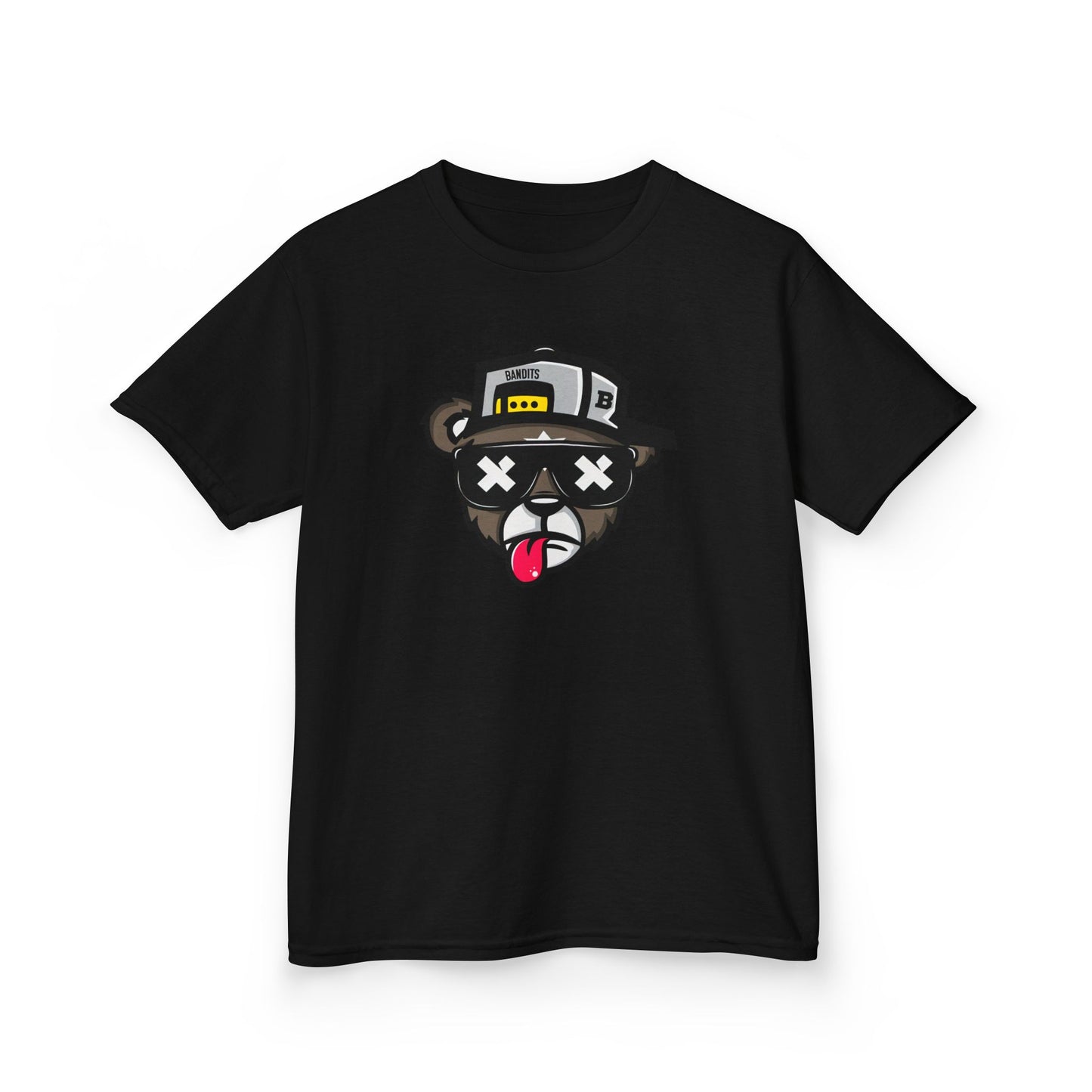 Cool Graphic Kids Tee with Funky Bear Design