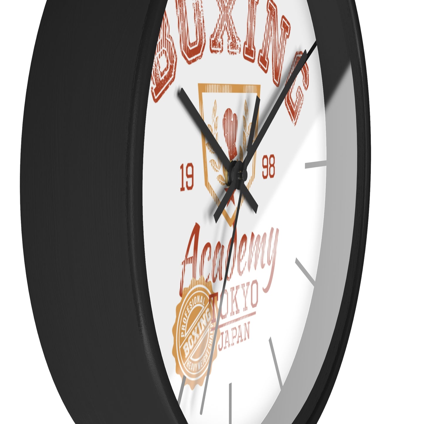 Boxing Academy Wall Clock - Vintage Style