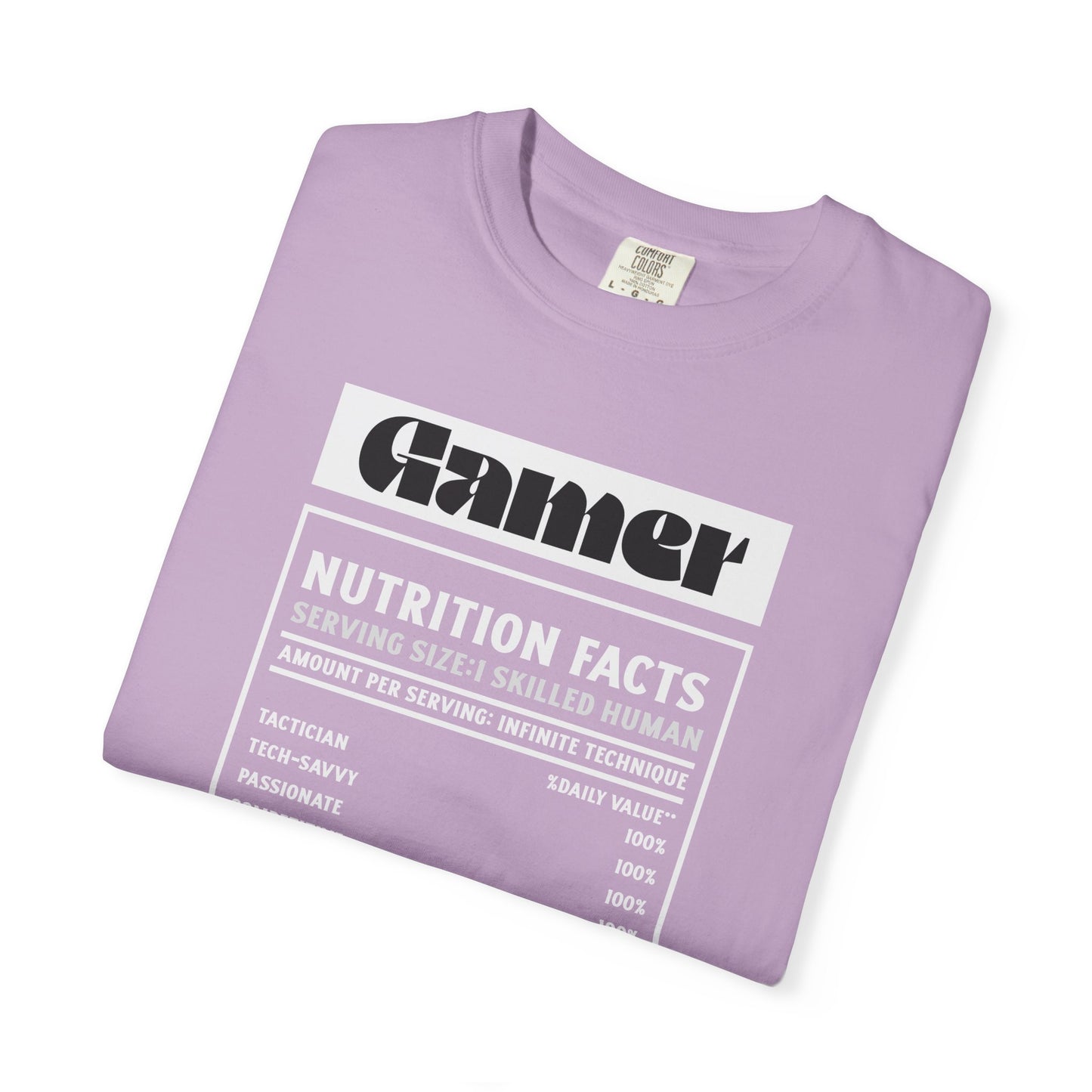 Gamer Nutrition Facts Unisex T-Shirt