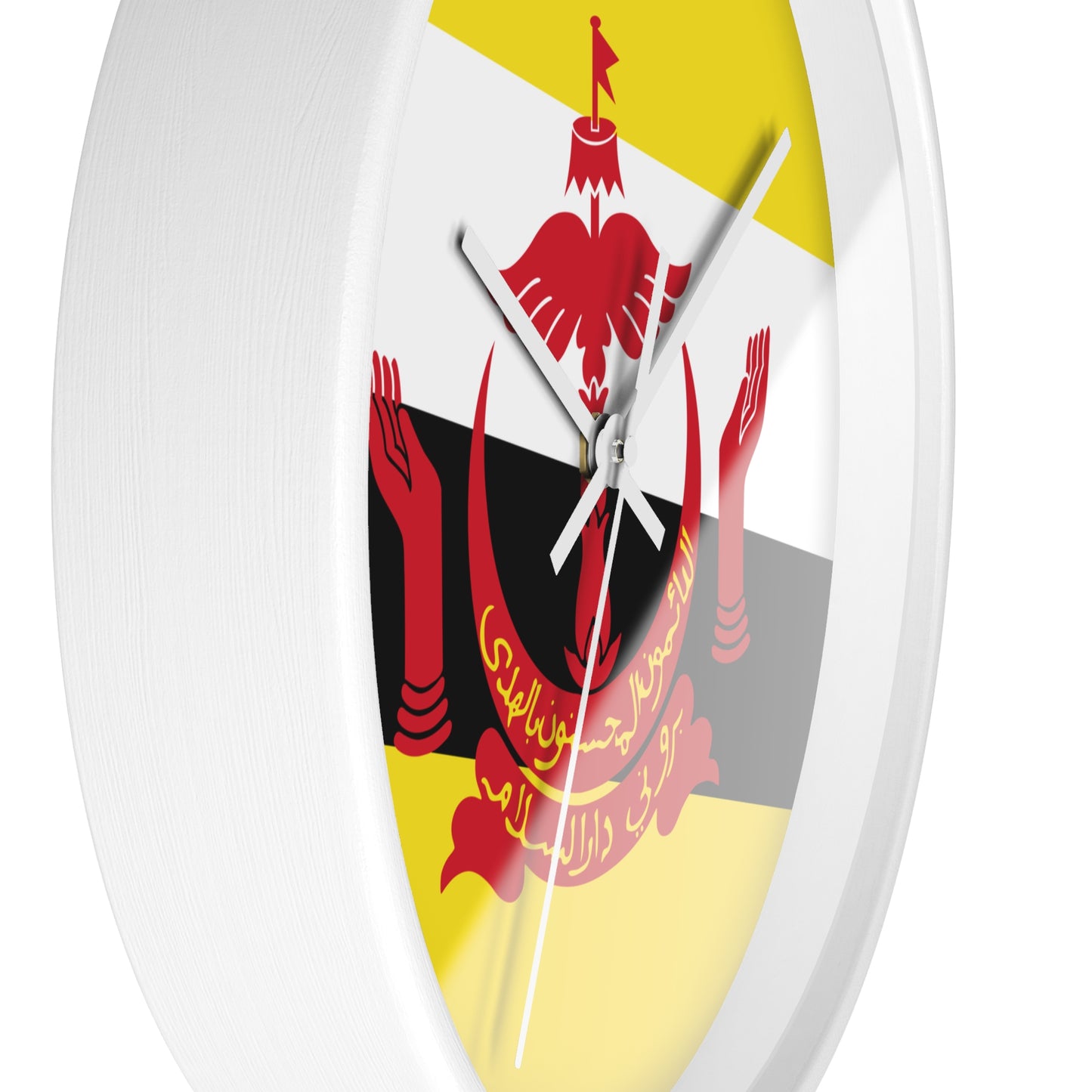 Brunei Flag Wall Clock - Unique Home Decor for Cultural Enthusiasts