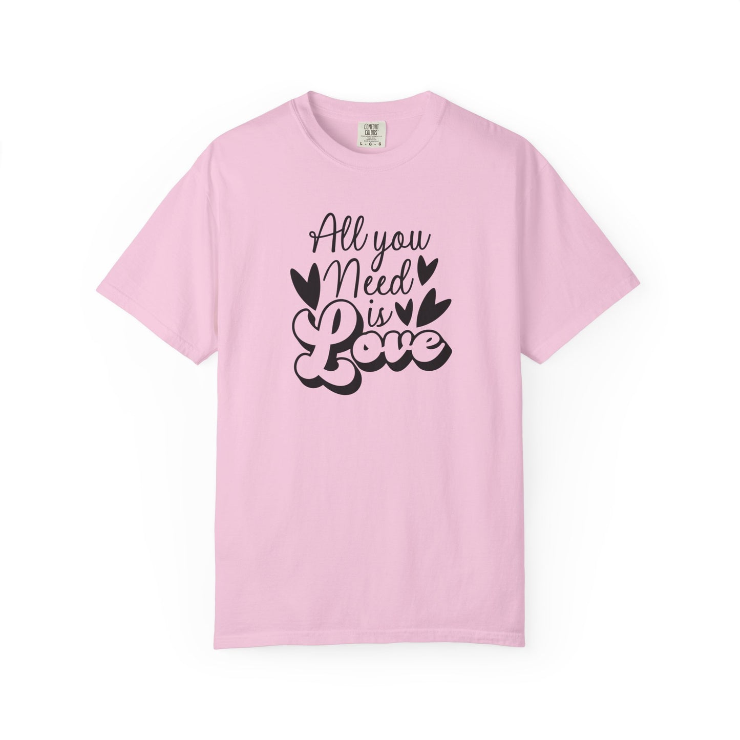 Women Graphic T-Shirt All You Need Is Love for Valentine's Day