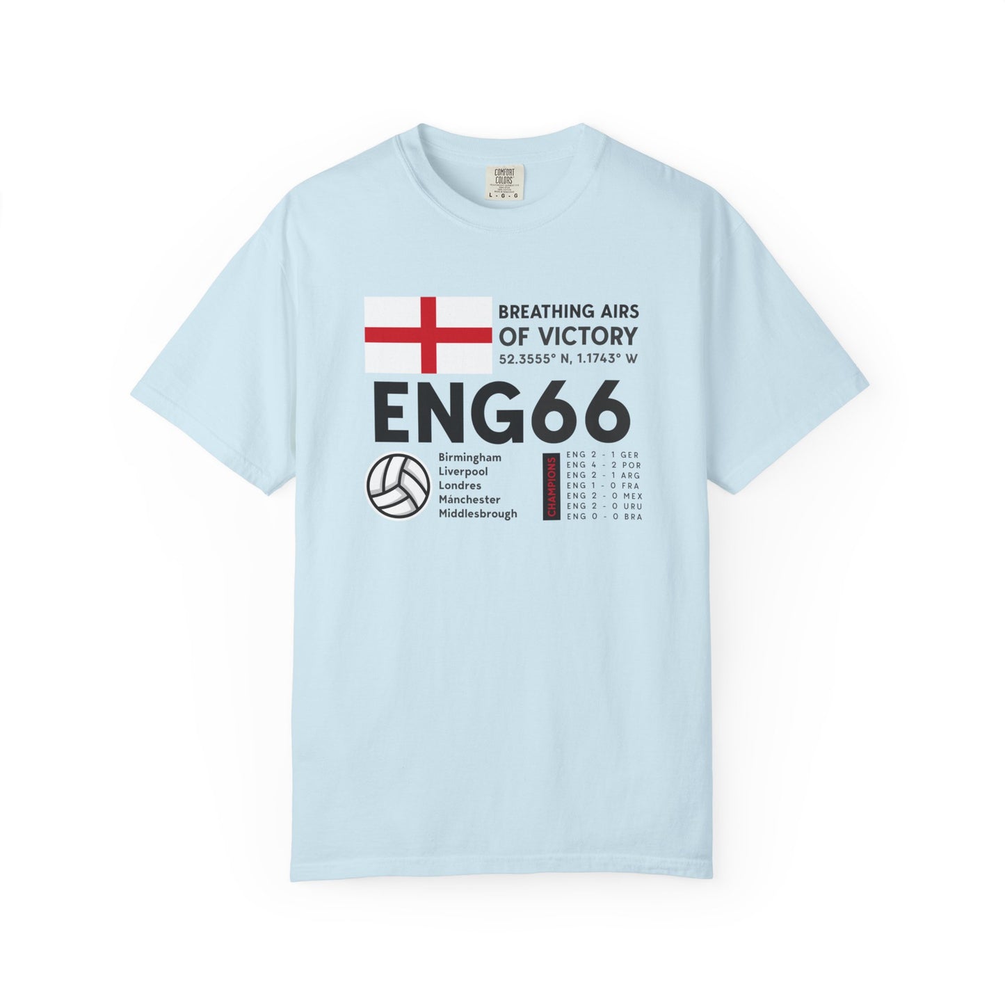 Unisex T-Shirt ENGLAND '66 Breathing Airs of Victory