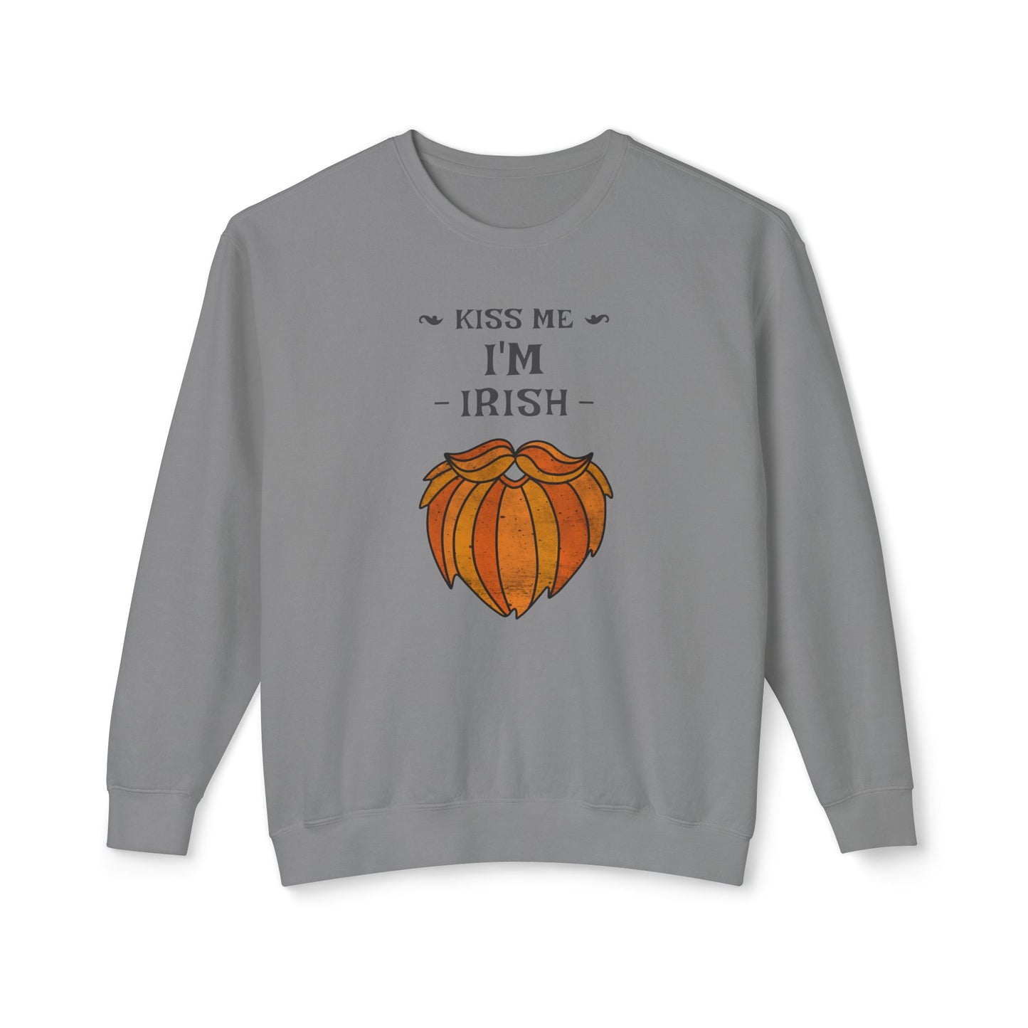 Men's St. Patrick Day Sweatshirt - Kiss Me I'm Irish Vibes
