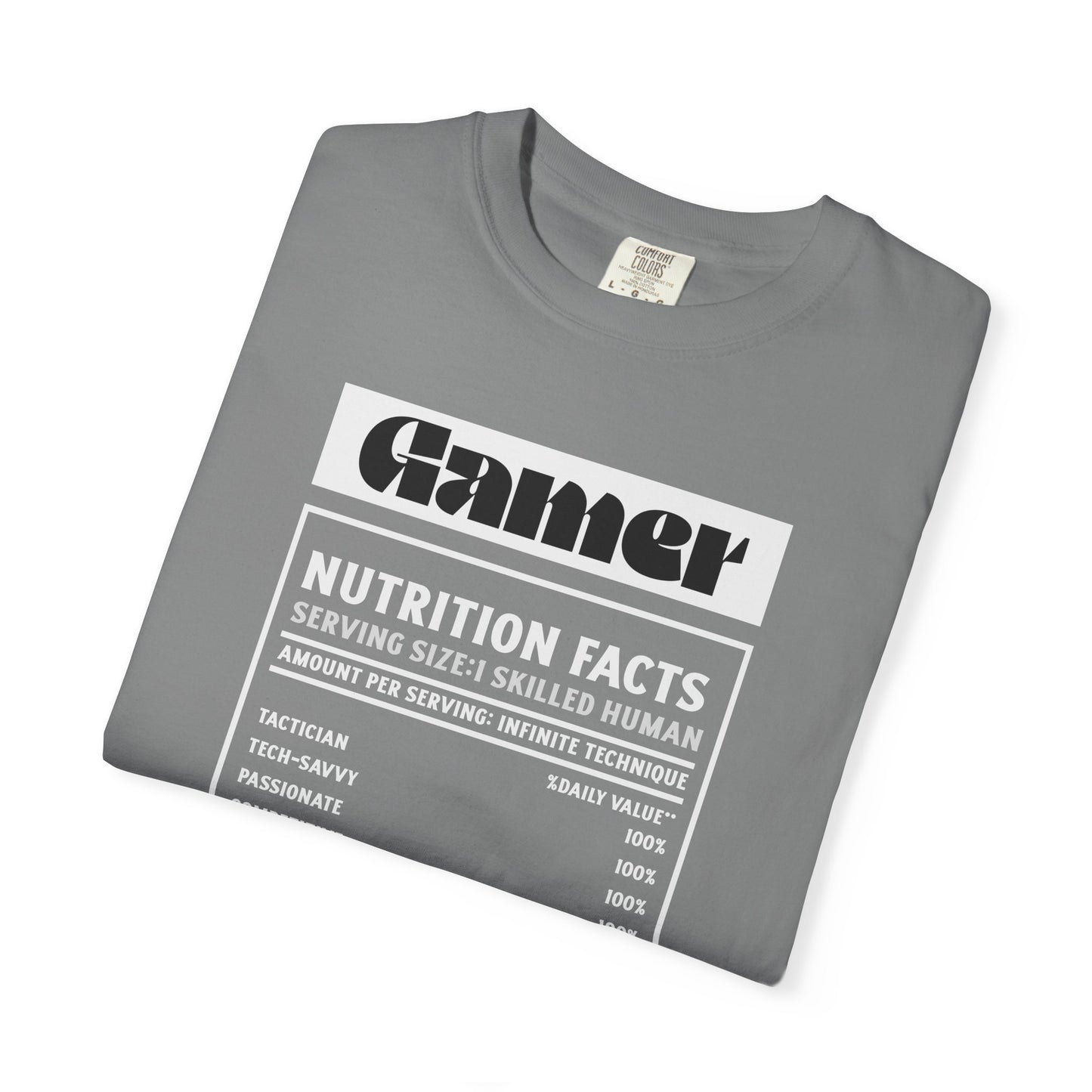 Gamer Nutrition Facts Unisex T-Shirt