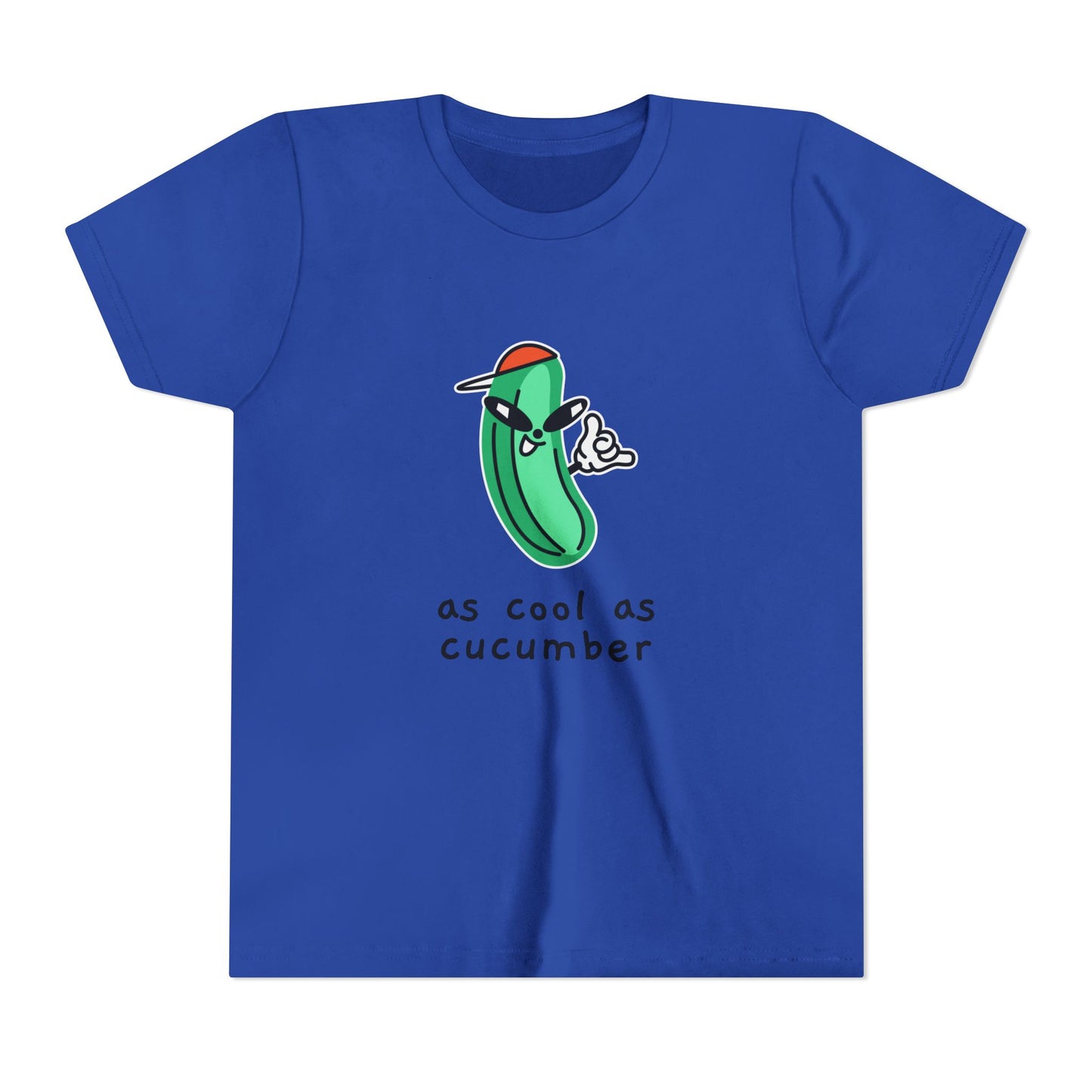 Fun T-shirt for Kids Cool Cucumber Youth Tee