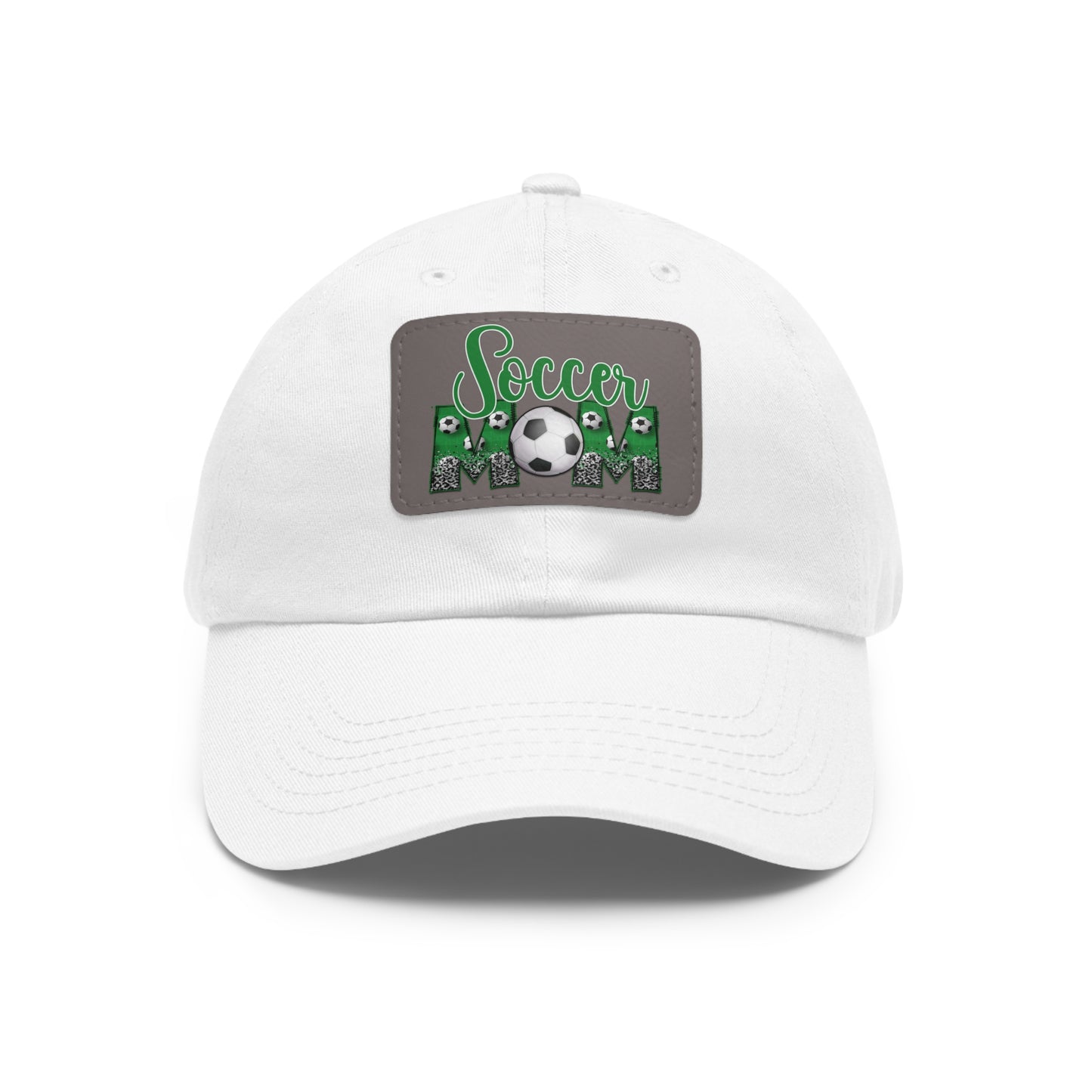 Soccer Hat with Leather Patch Perfect for Sports Fans