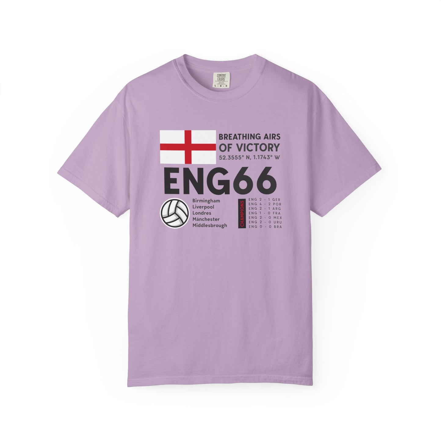 Unisex T-Shirt ENGLAND '66 Breathing Airs of Victory