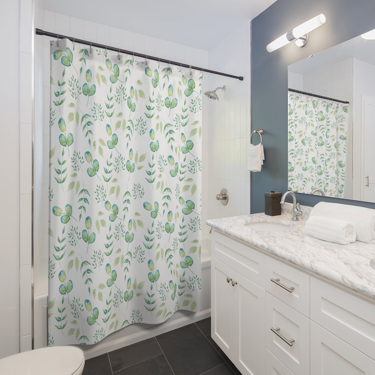 Whimsical Heart Shower Curtain for a Cheerful Bathroom