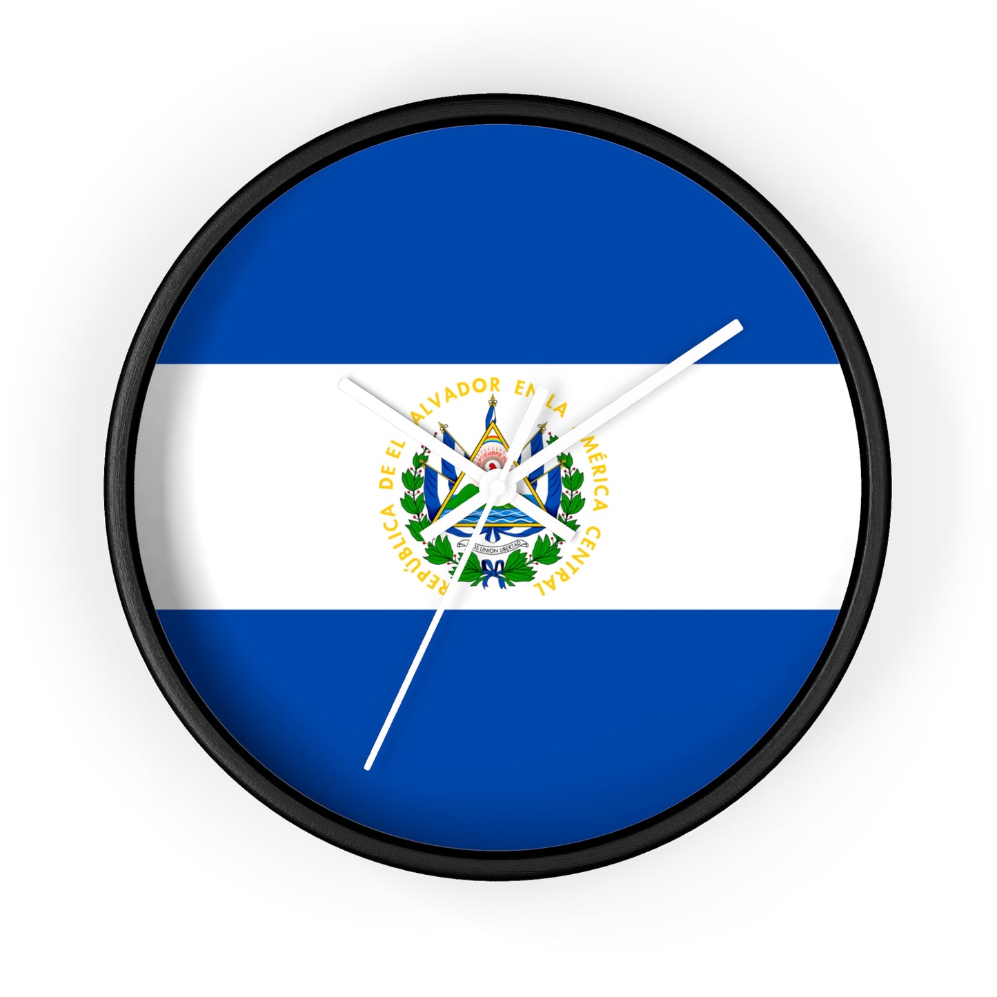 El Salvador Flag Wall Clock - Stylish Home Decor for Patriotism